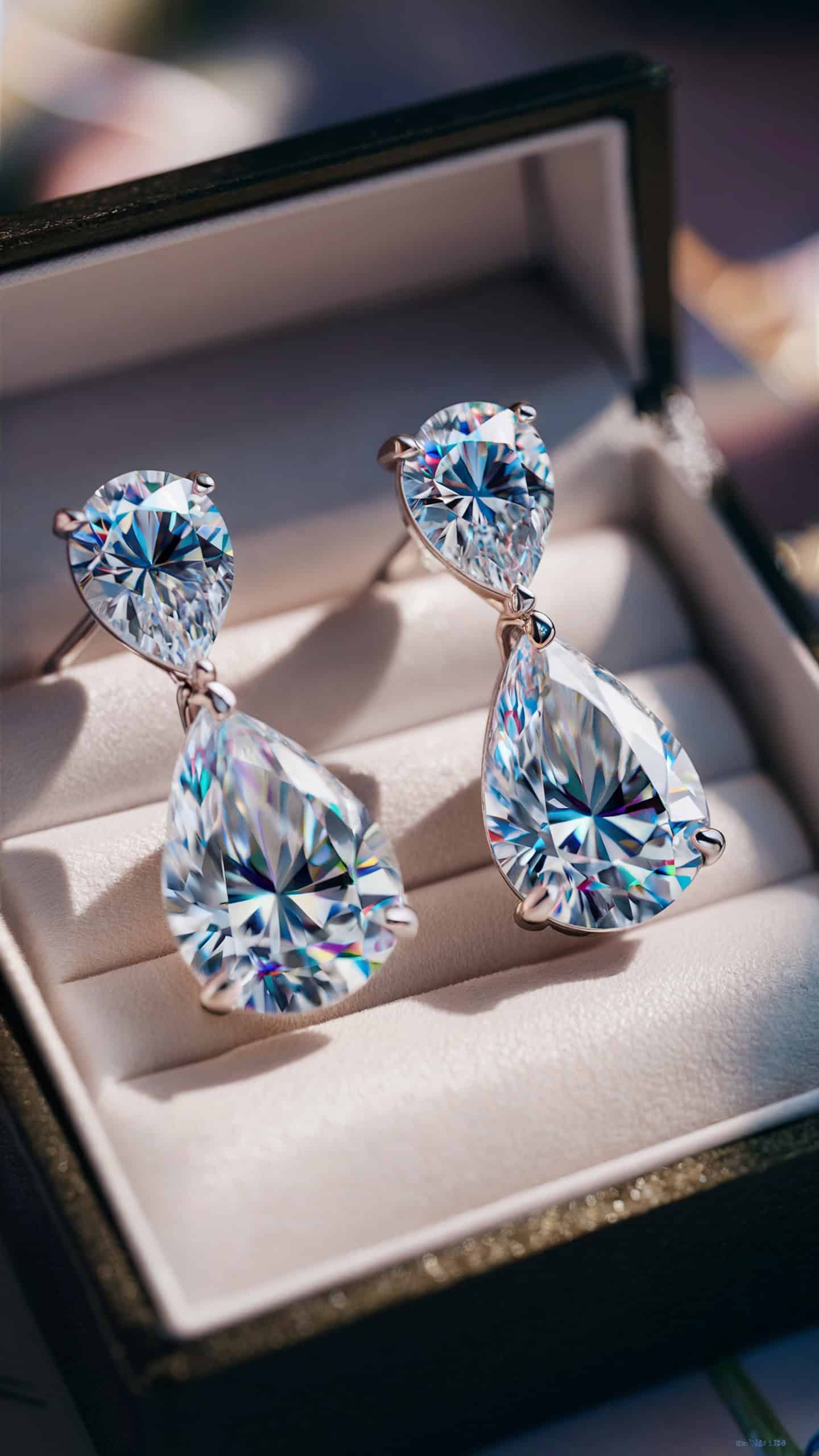 Diamond Teardrops
