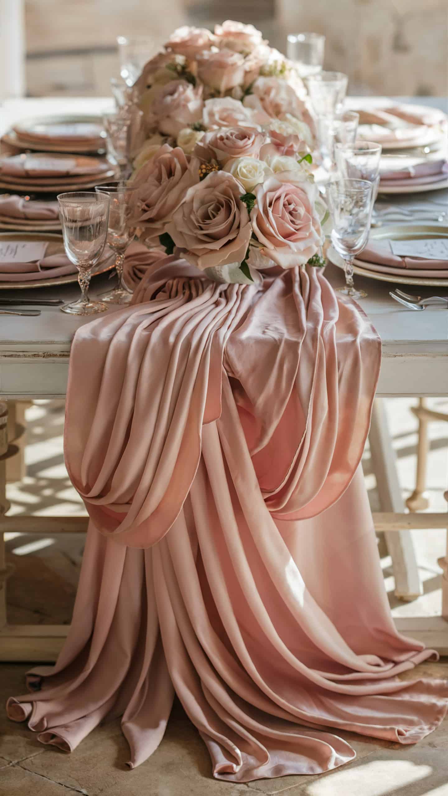 Dusty Rose Table Runner