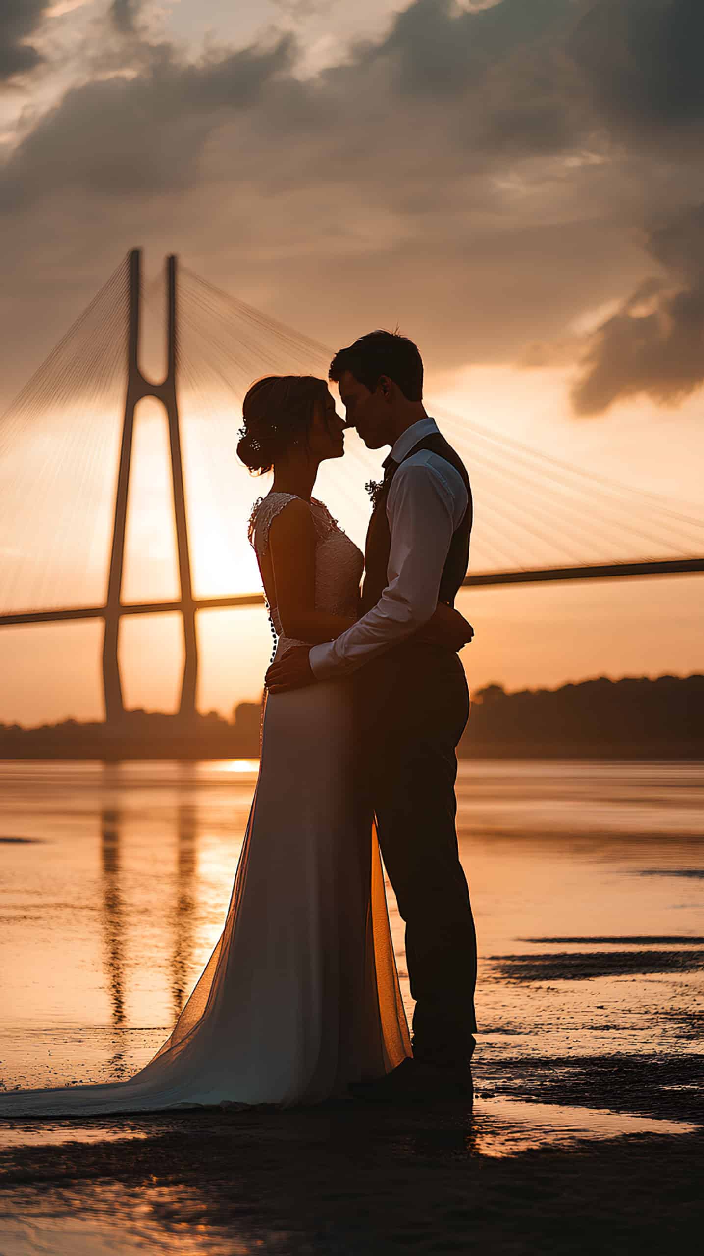 Elopement at Humber Bridge, UK