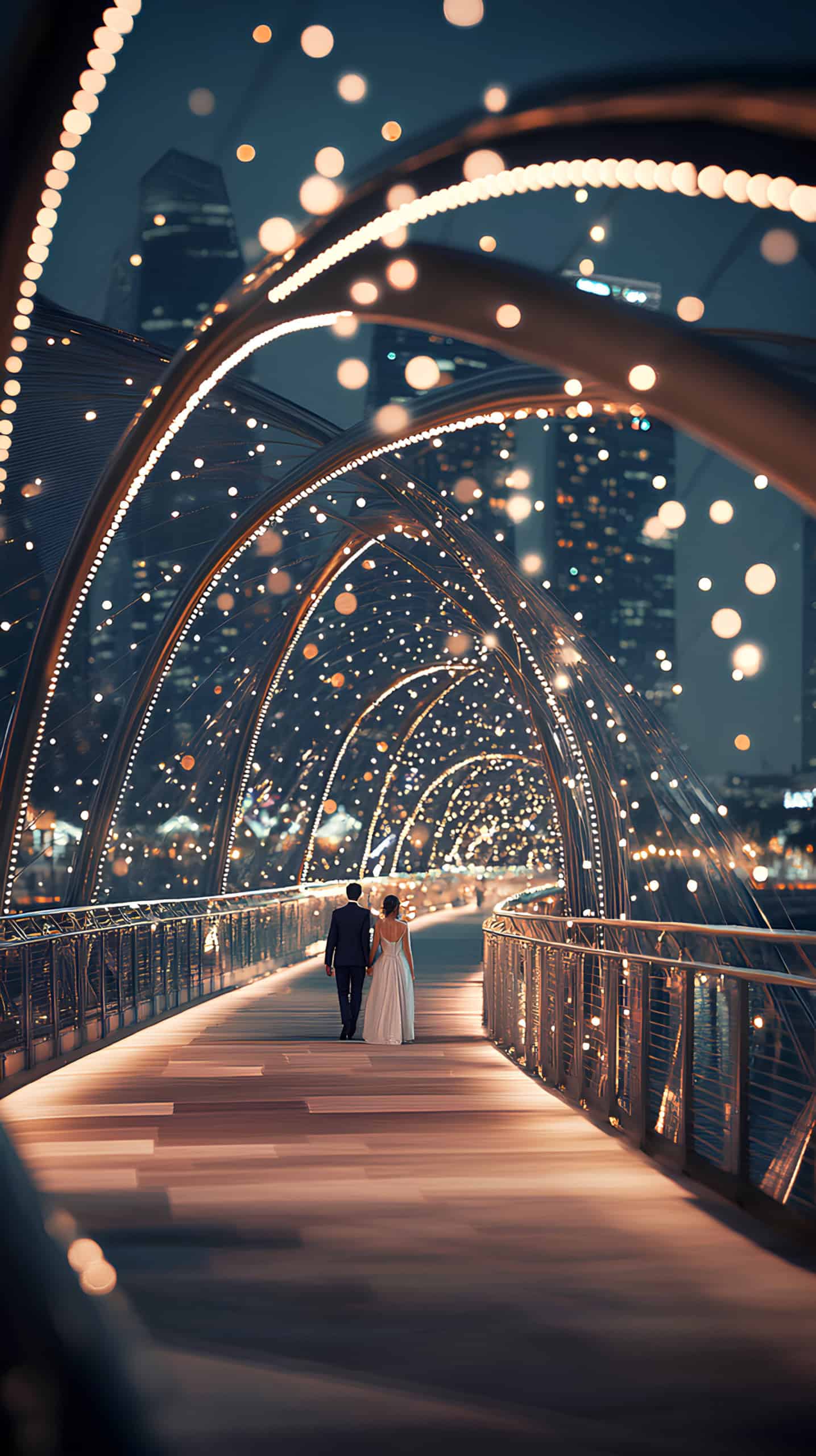Epic Arrival on Helix Bridge, Singapore