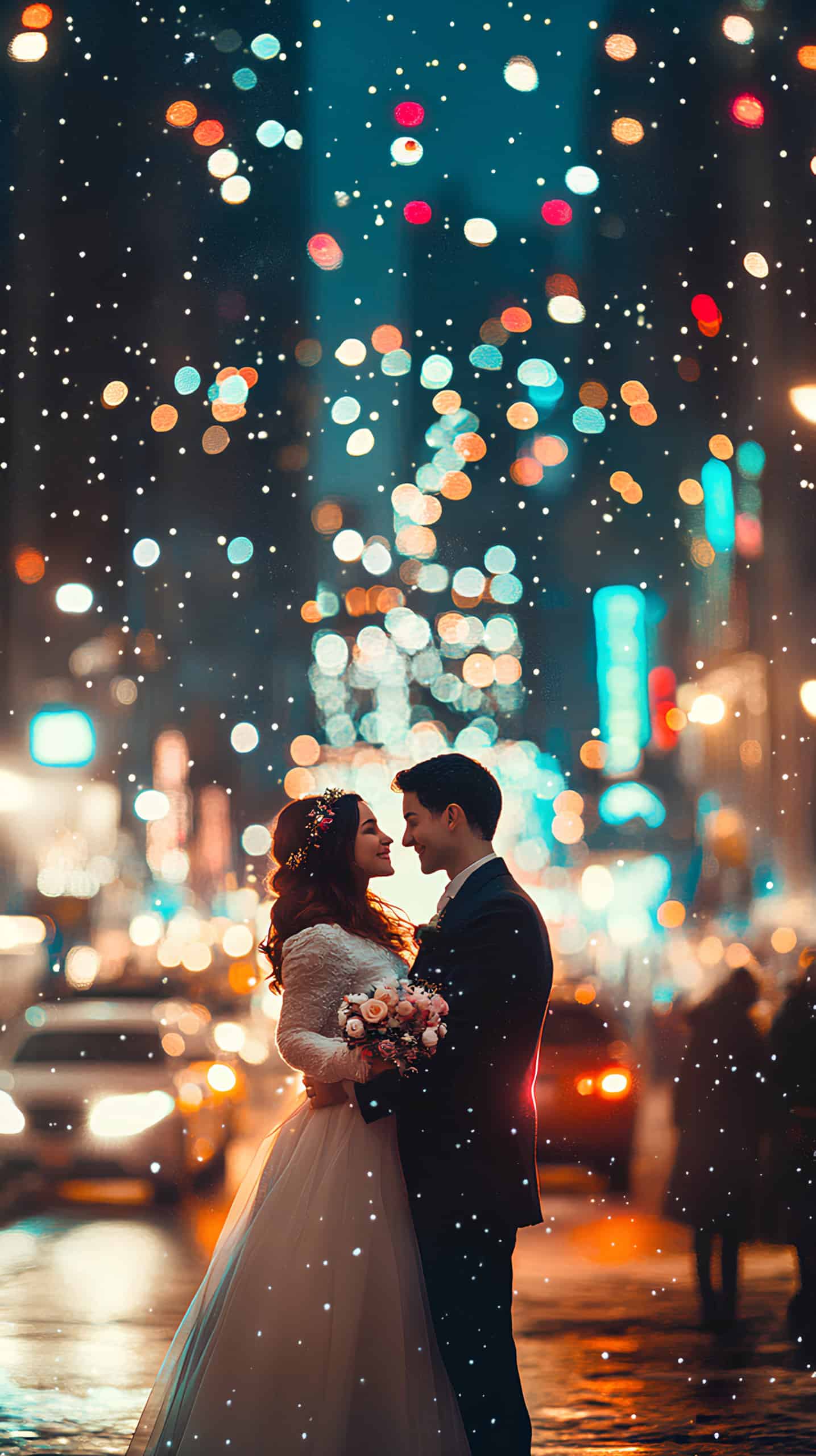 Festive City Lights