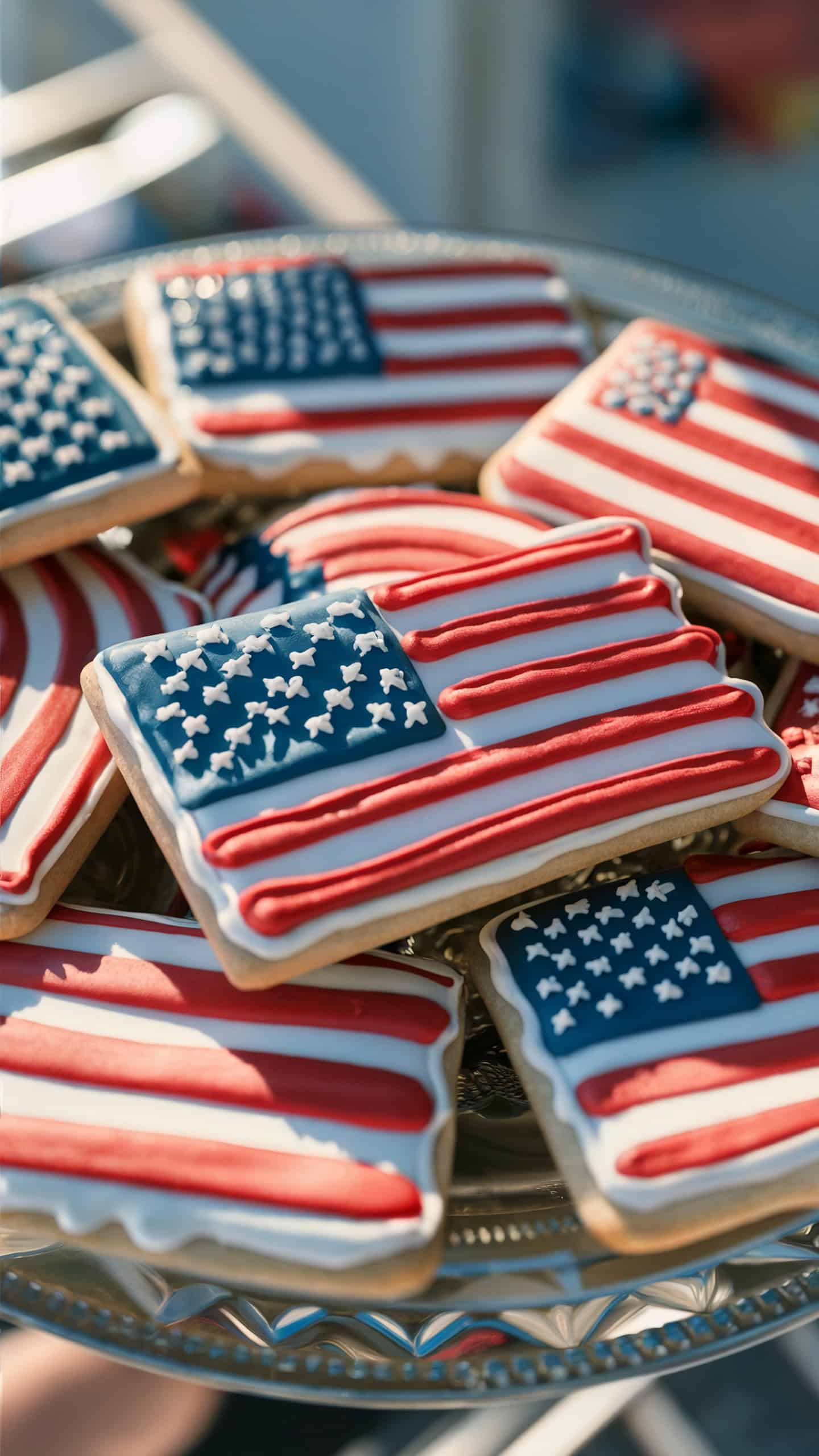 Flag-Themed Cookies