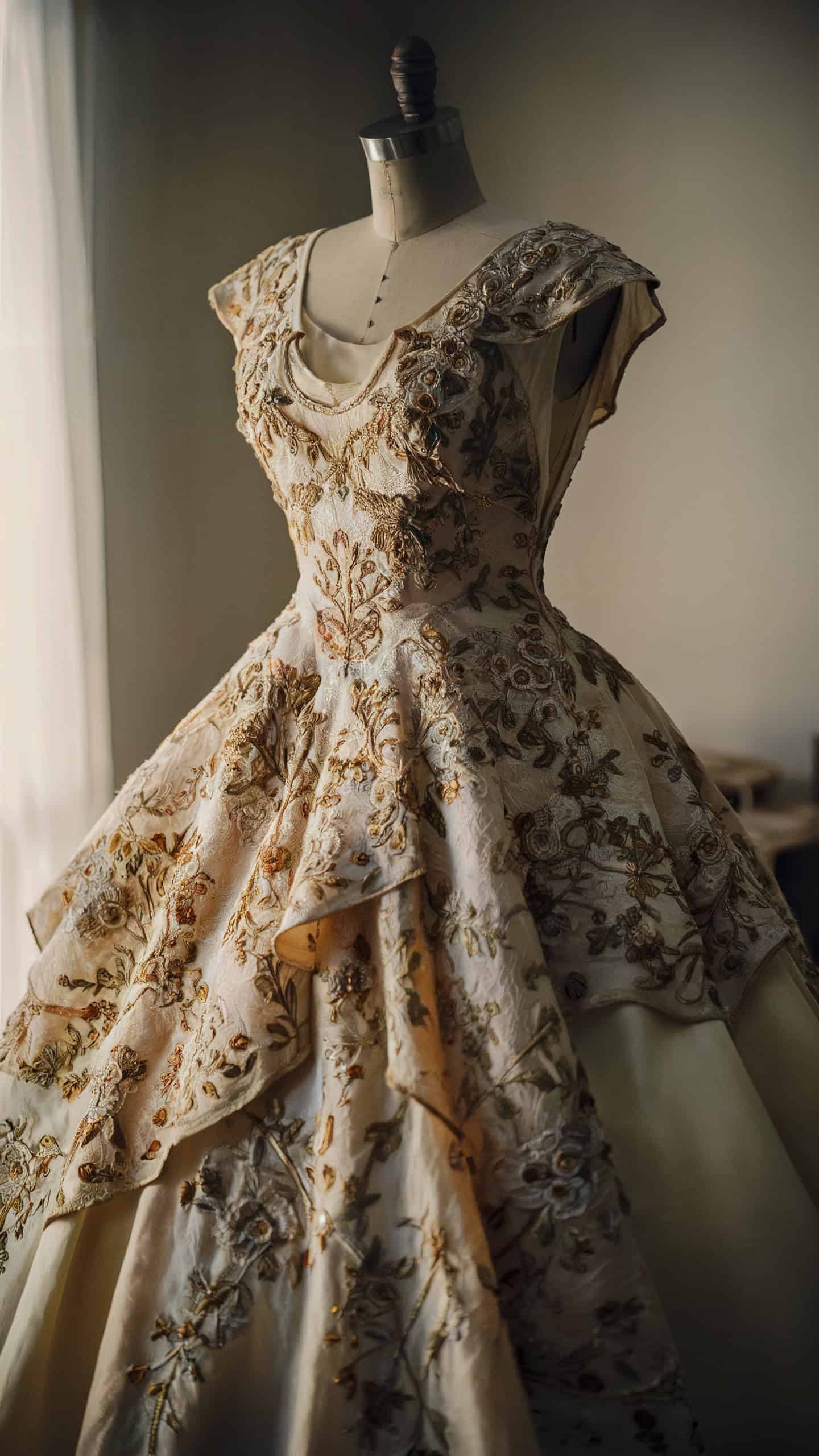 Floral Embroidered Dress