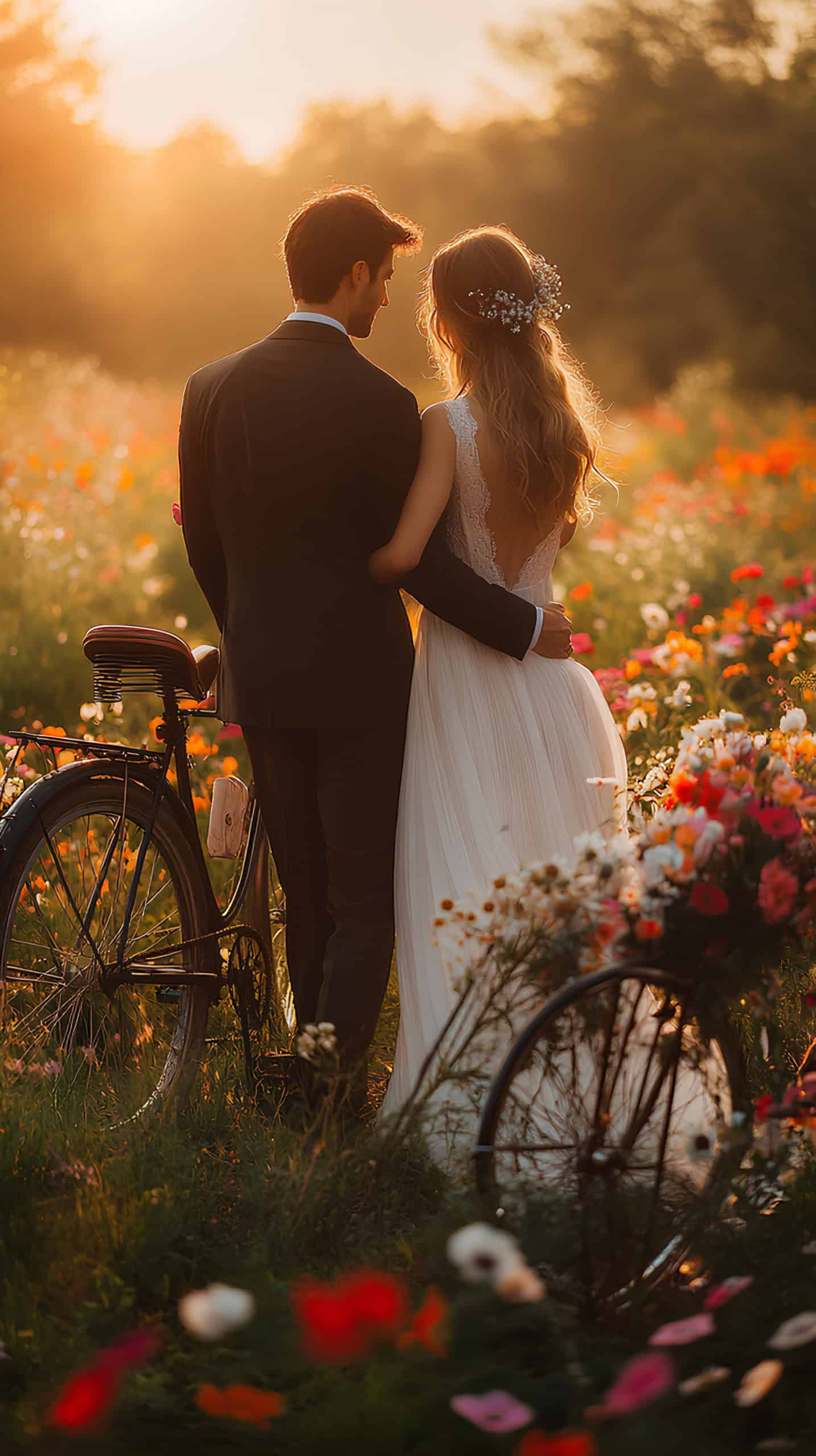 Flower Field Romance