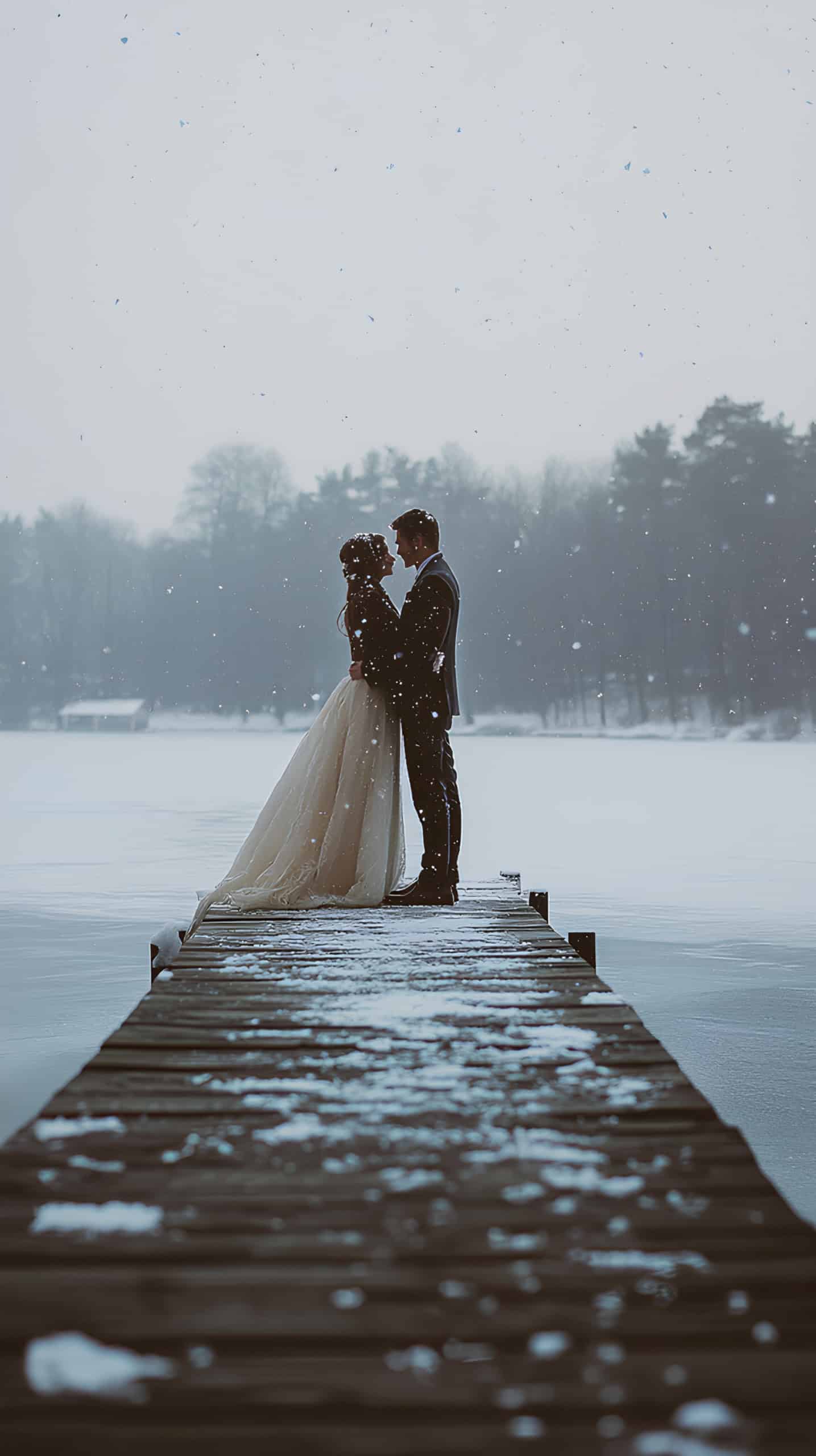 Frozen Lake Edge