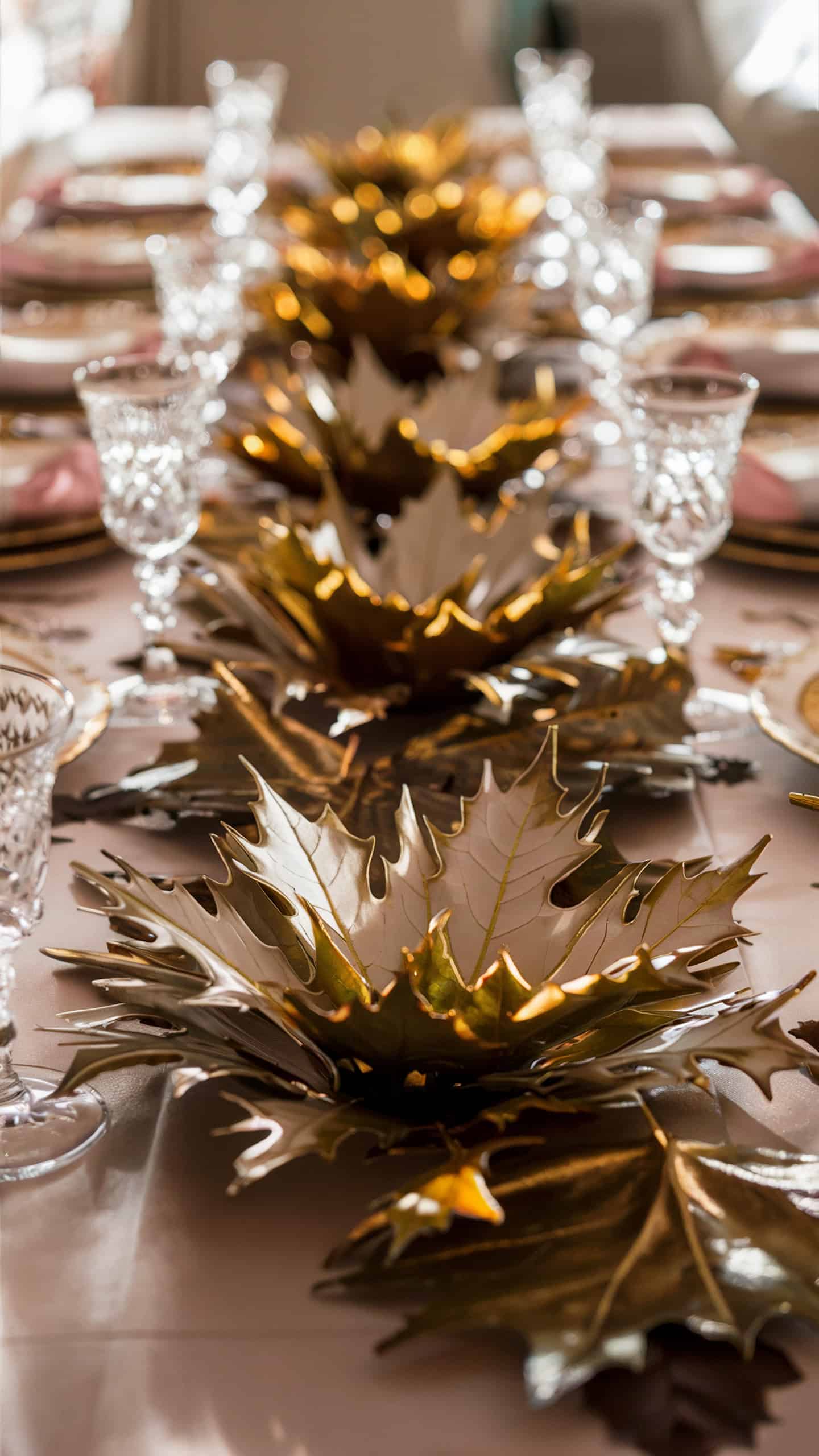 Gold Leaf Place Cards