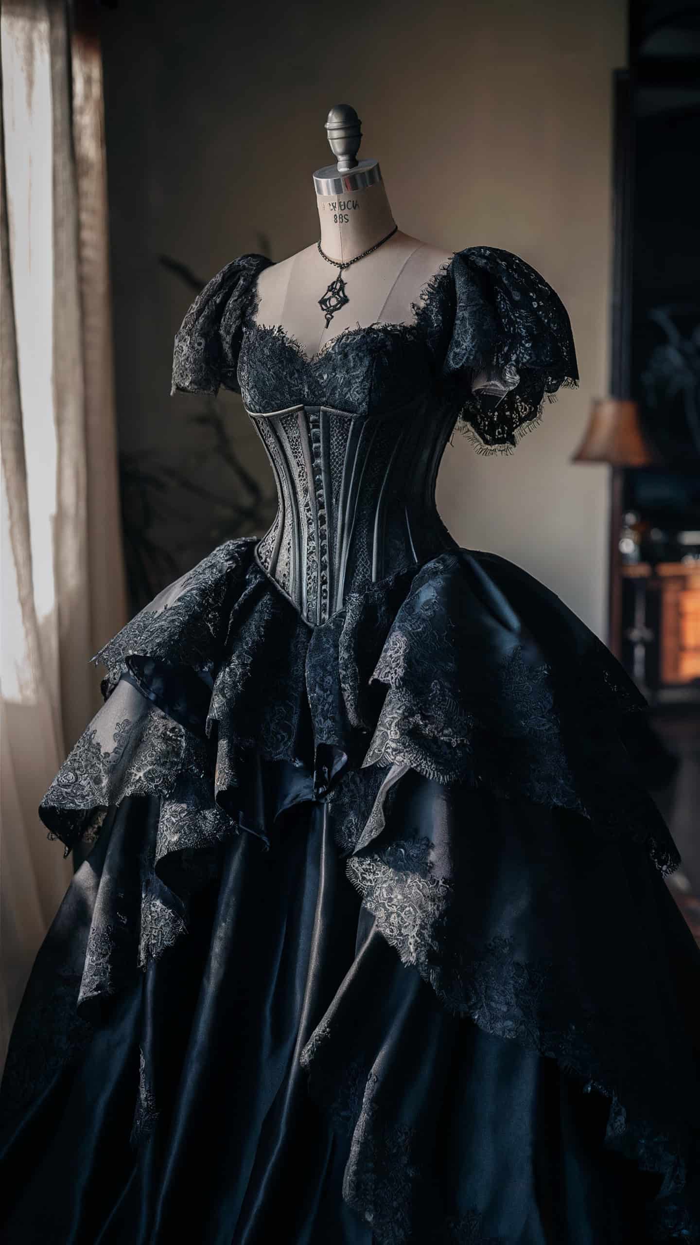 Gothic Black Wedding Gowns