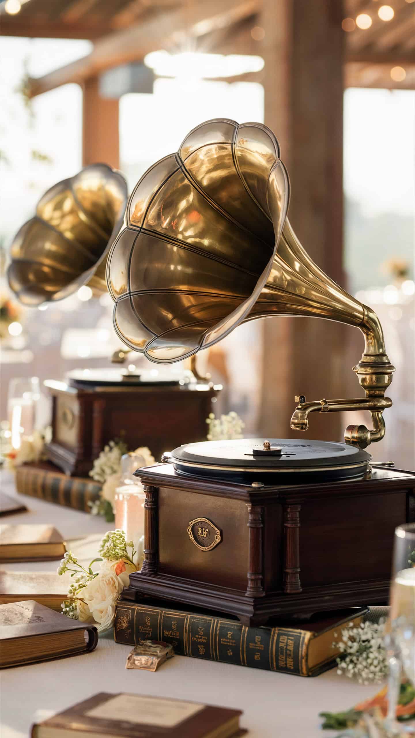 Gramophone Centerpieces