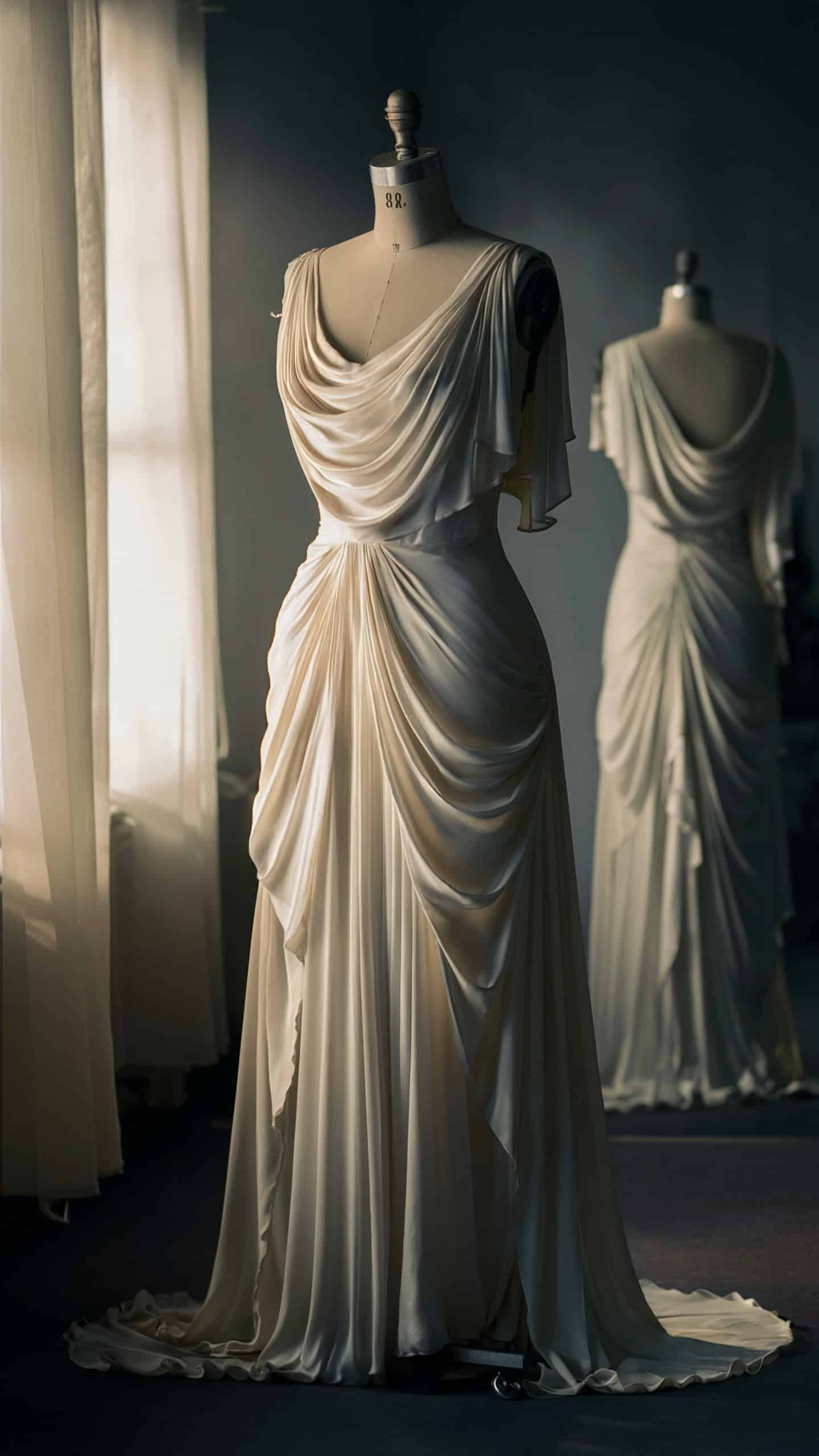 Grecian-Inspired Column Dress