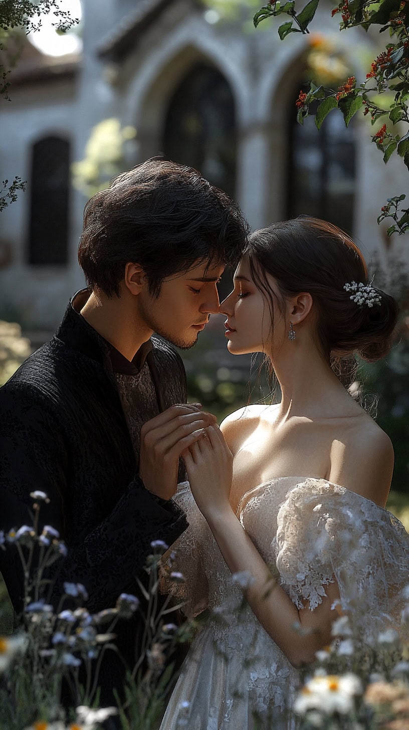 Groom Kissing Brides Hand