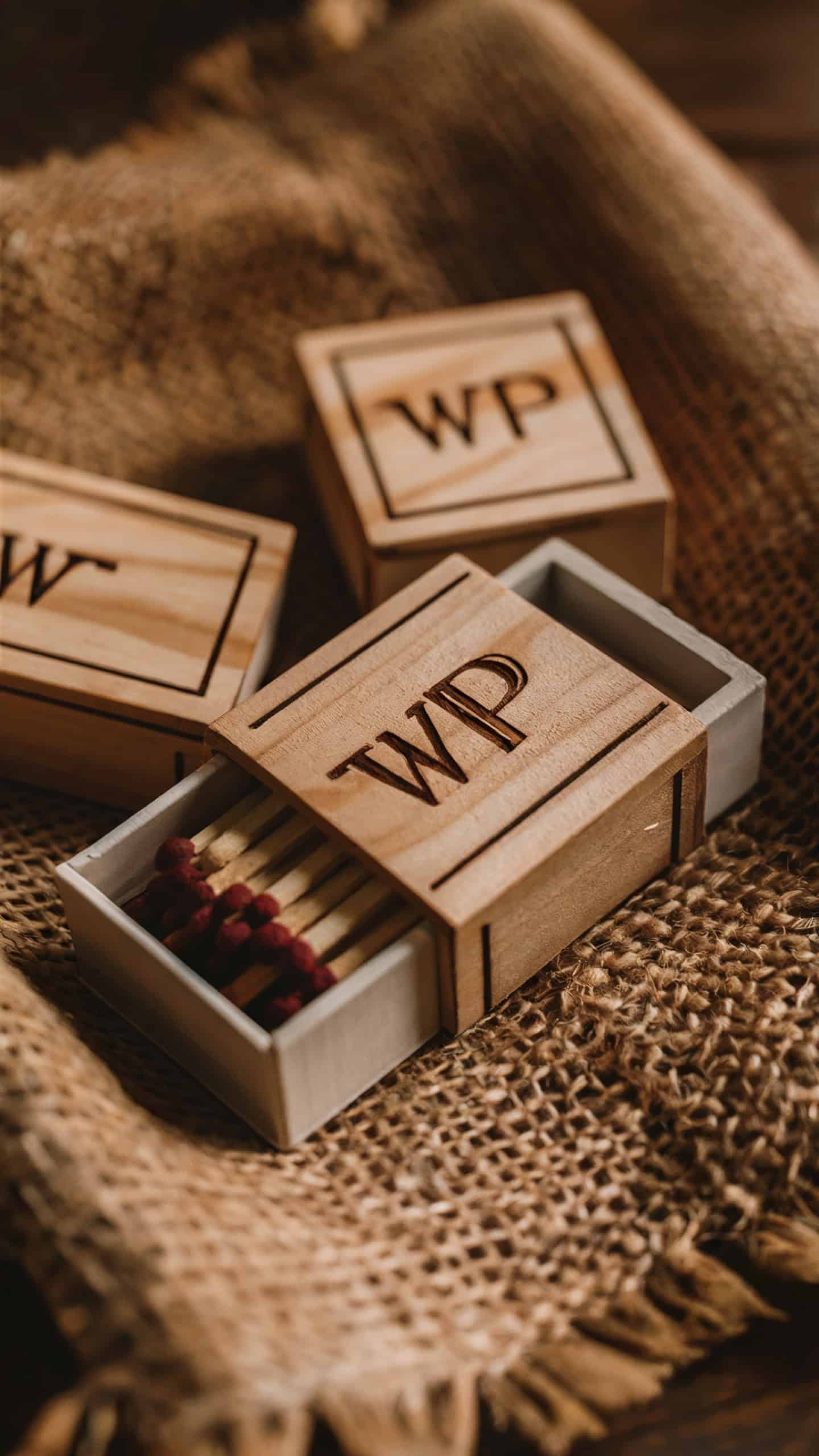 Handcrafted Wooden Matchboxes