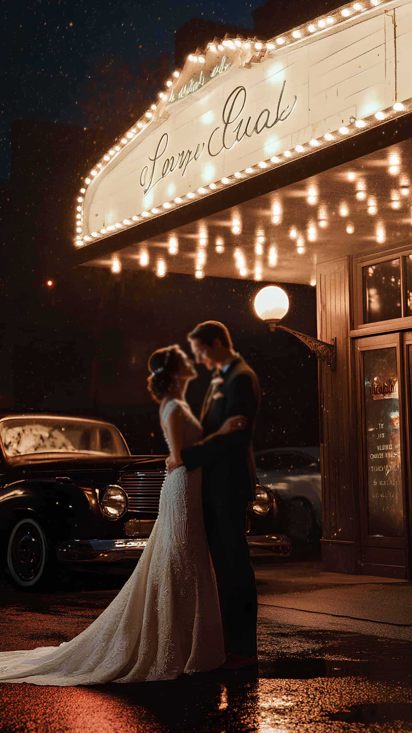 Jazz Club Marquee Background