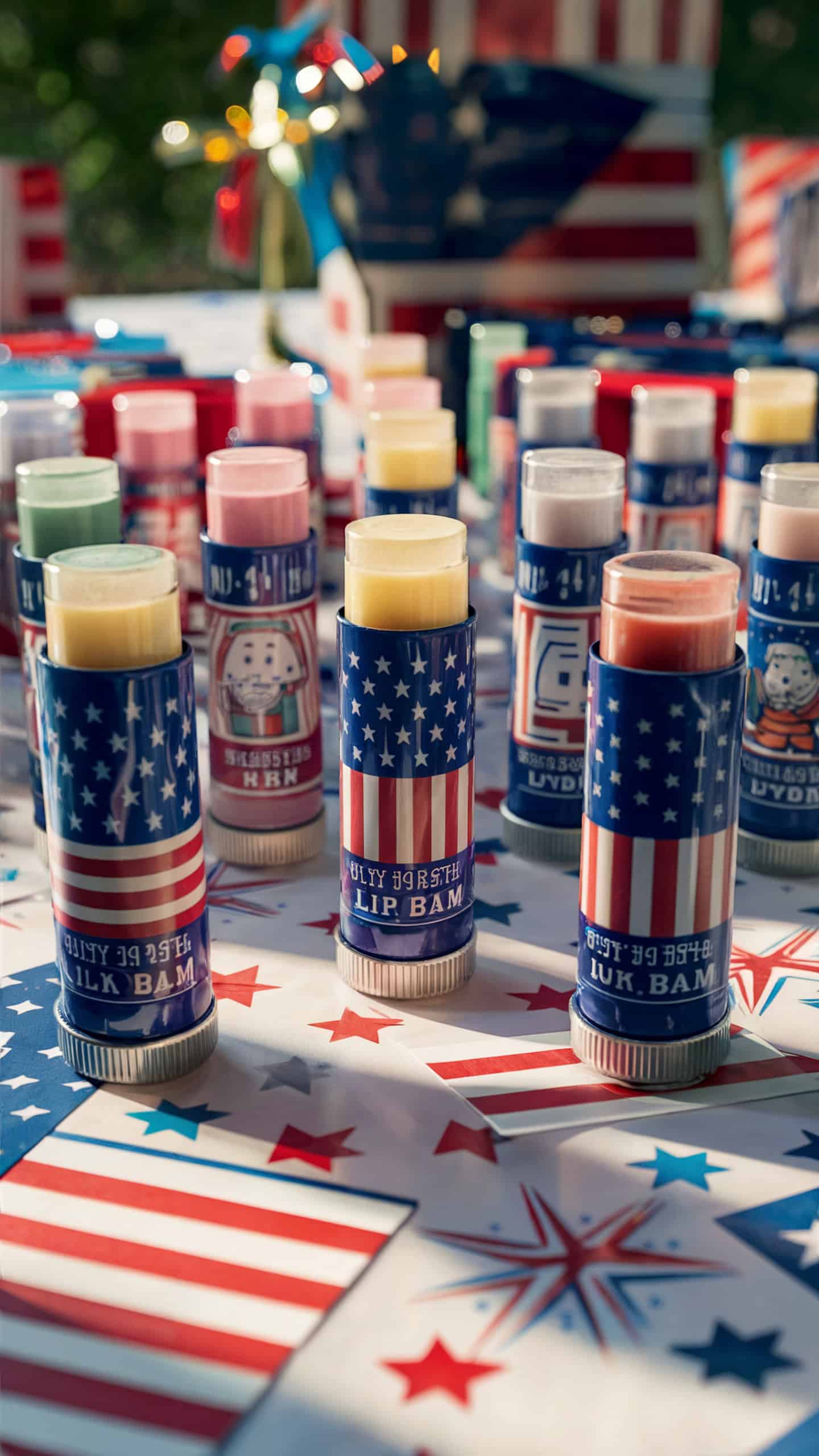 July 4th Themed Lip Balm