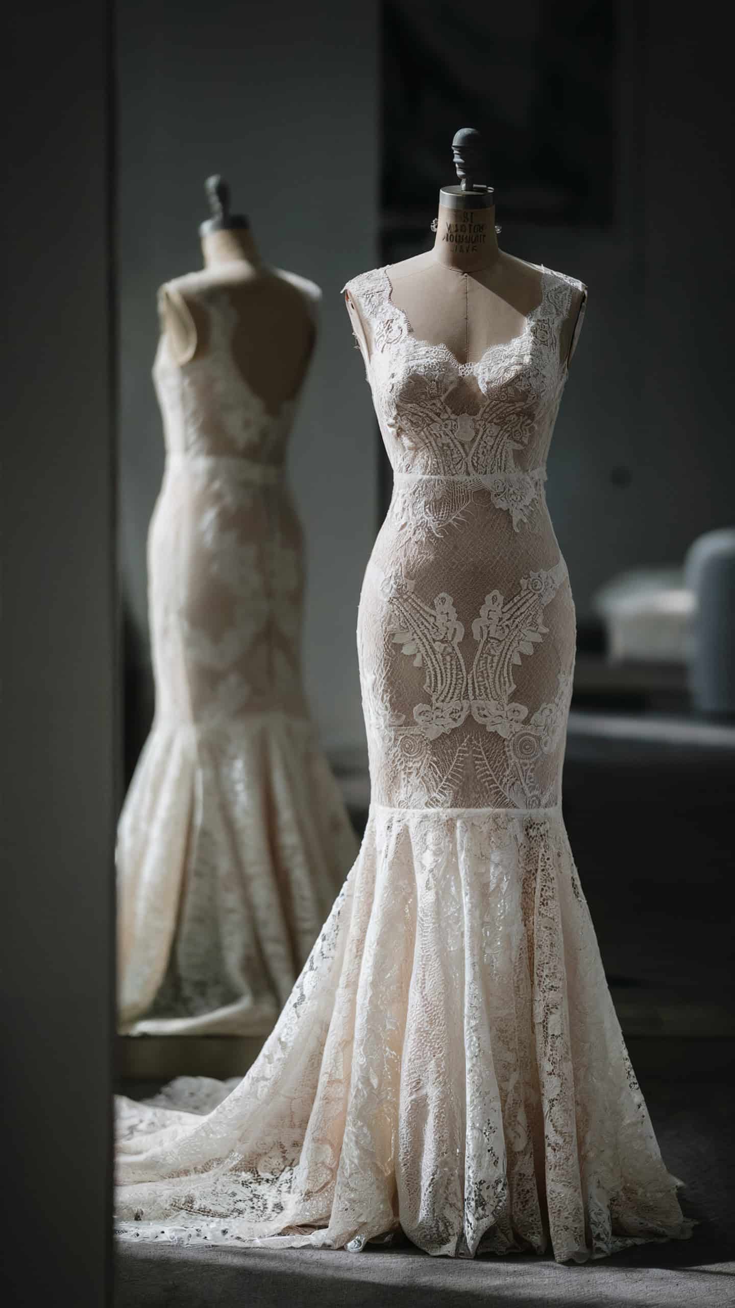 Lace Mermaid Wedding Dress