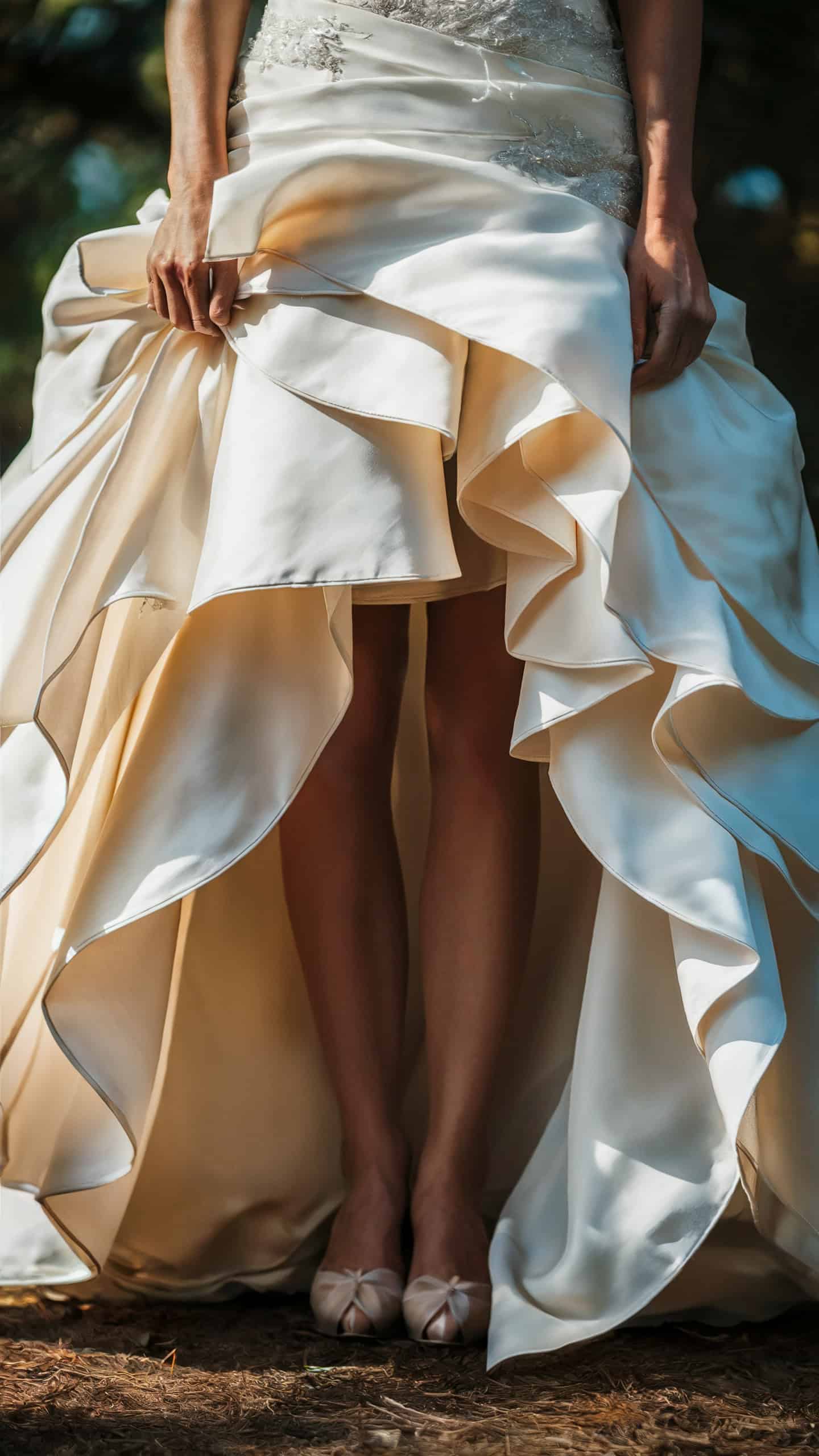 Layered Detachable Skirt