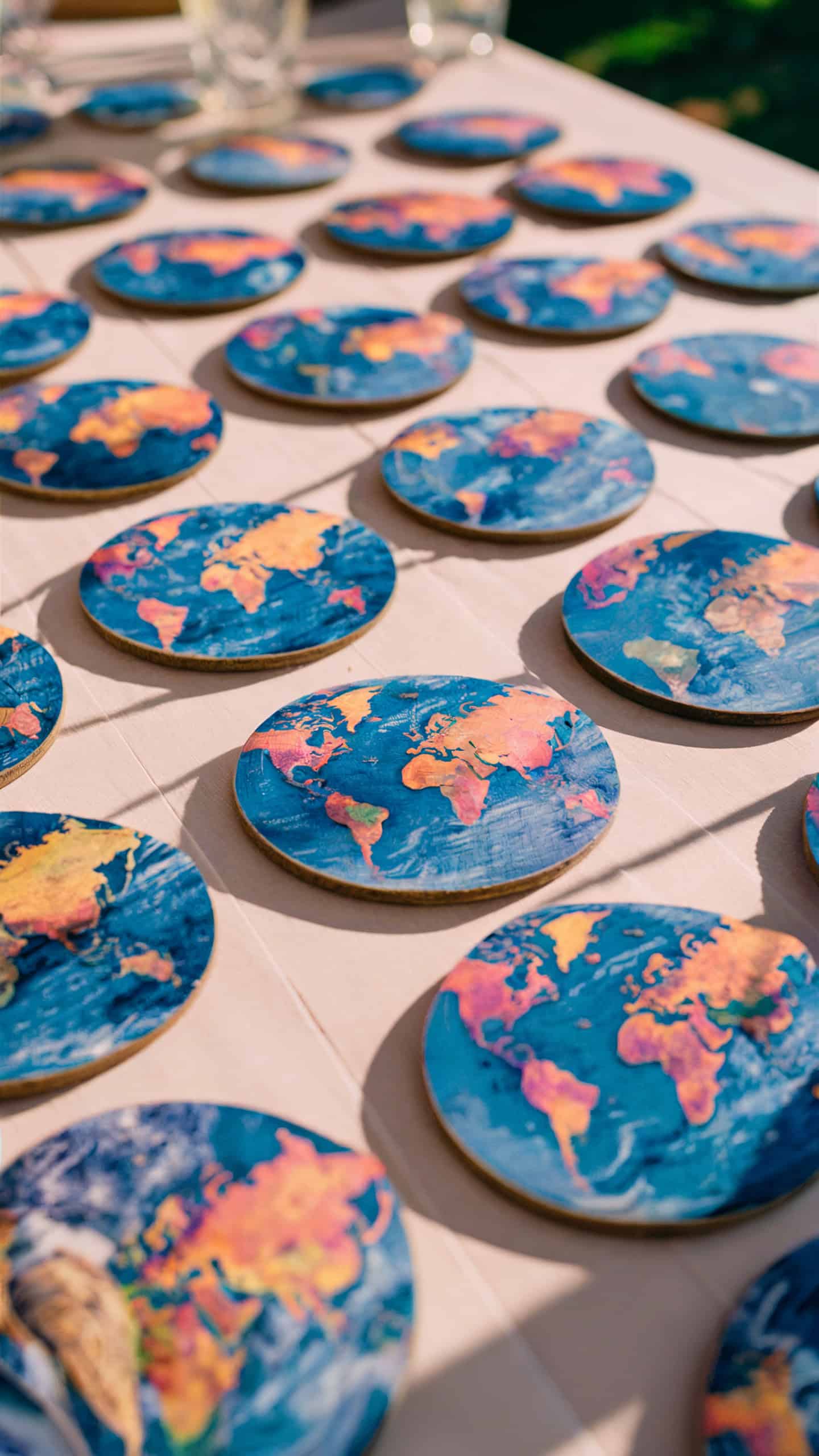 Map-Themed Coasters
