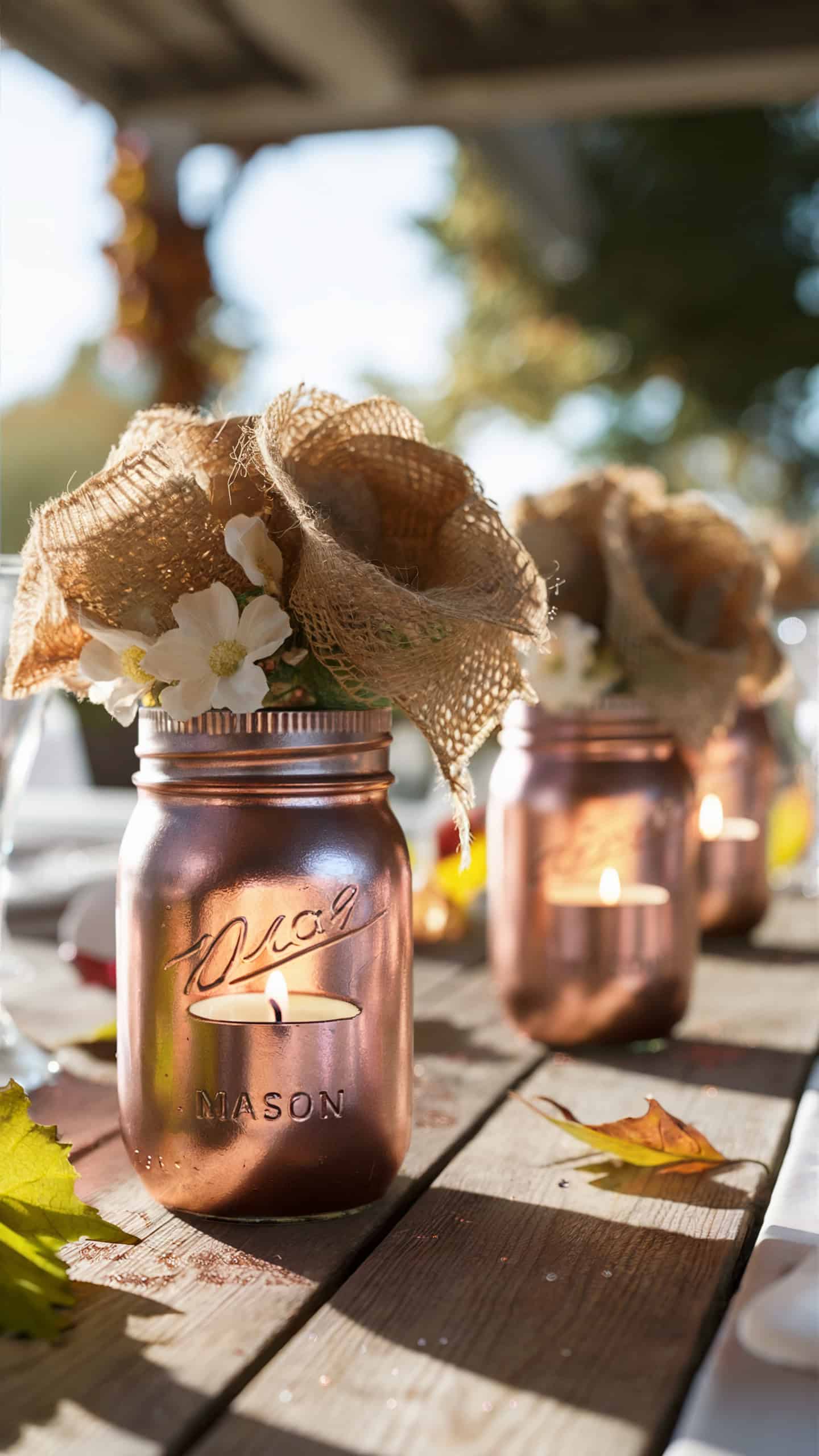 Mason Jar Centerpieces