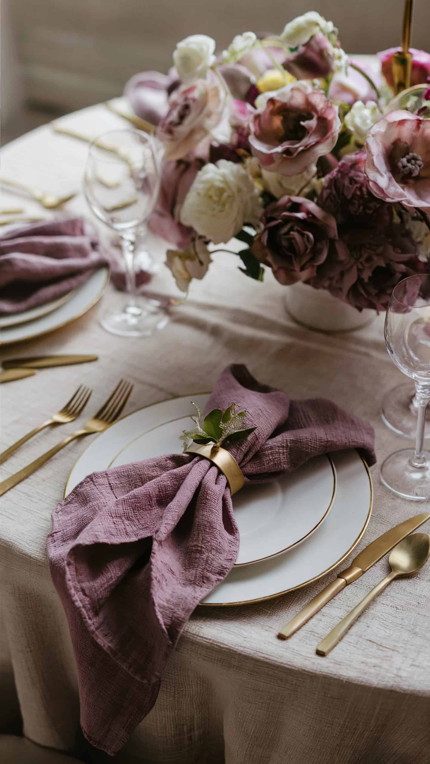 Mauve Napkins