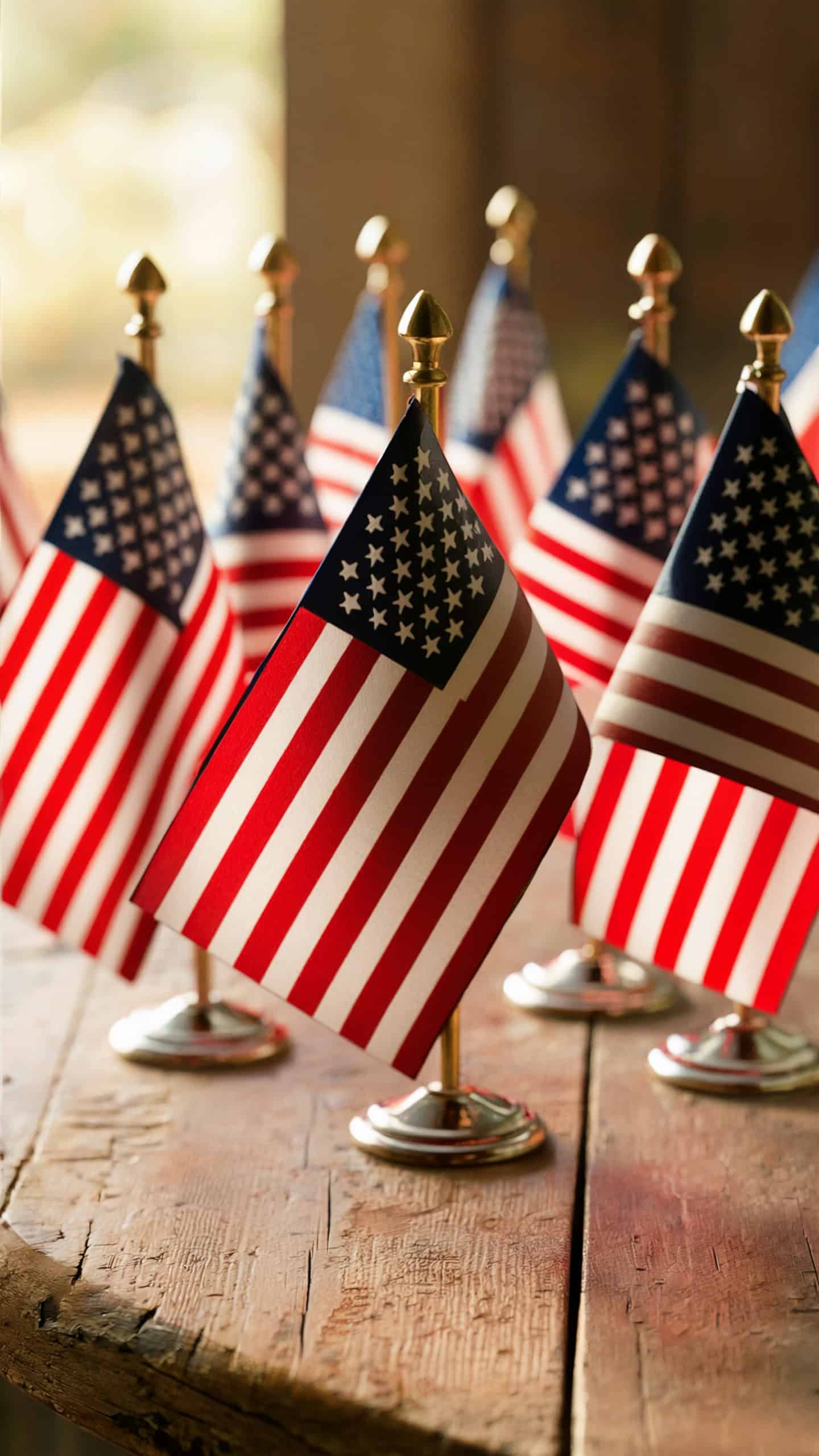 Mini American Flags