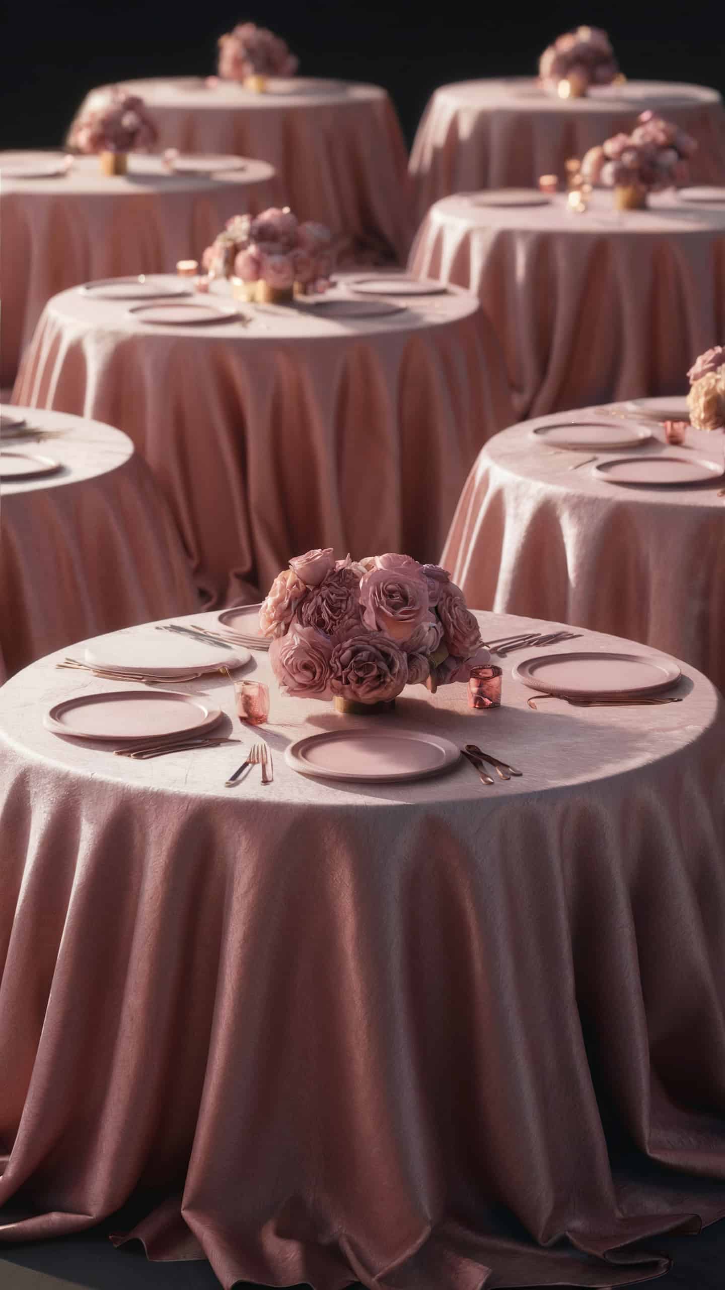 Morganite Tablecloths