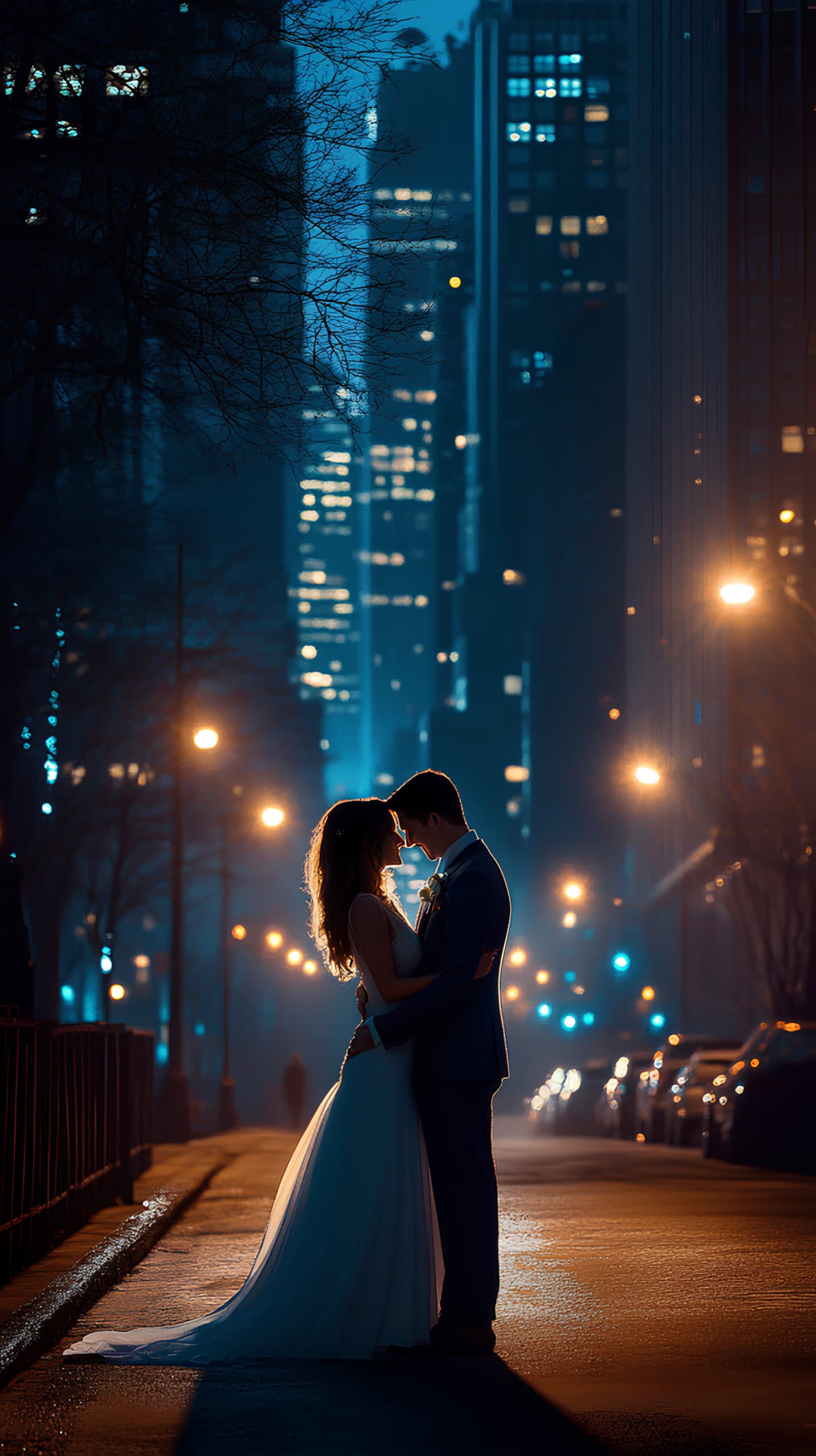 Nighttime Cityscape
