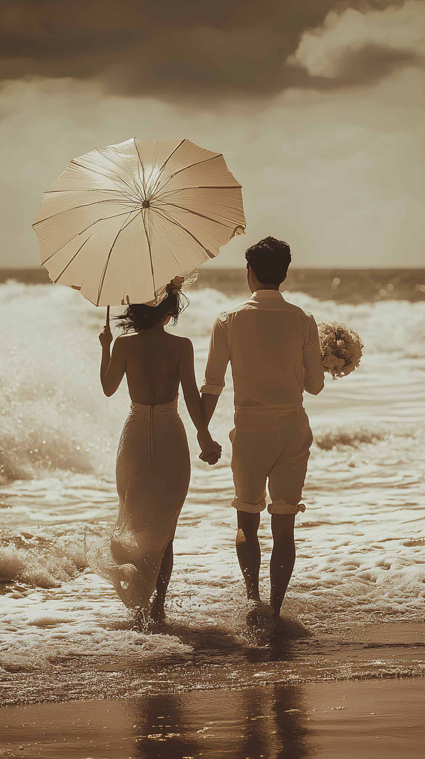 Nostalgic Beach Snapshots
