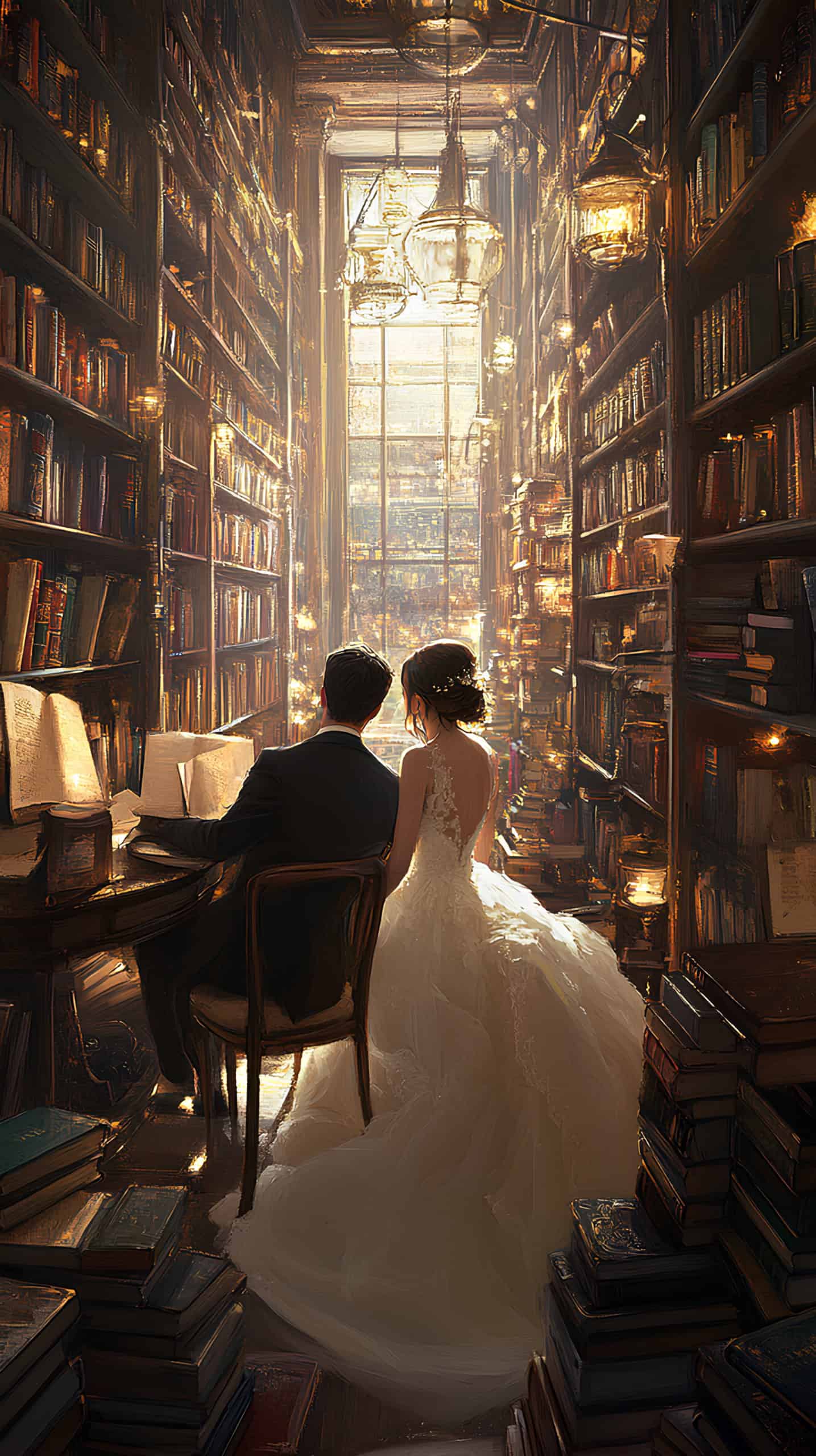 Old Bookstore Setting
