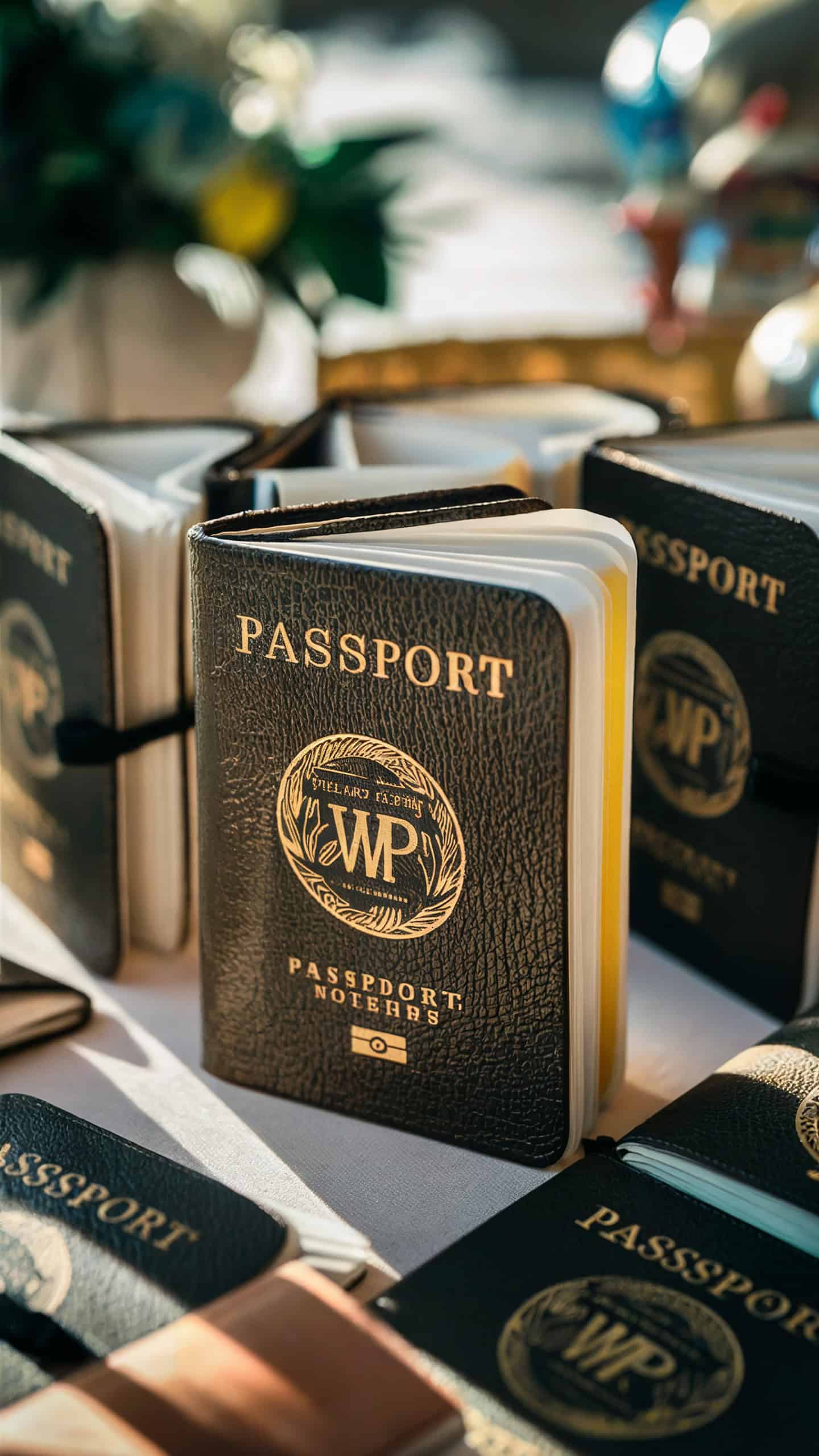 Passport-Inspired Notebooks