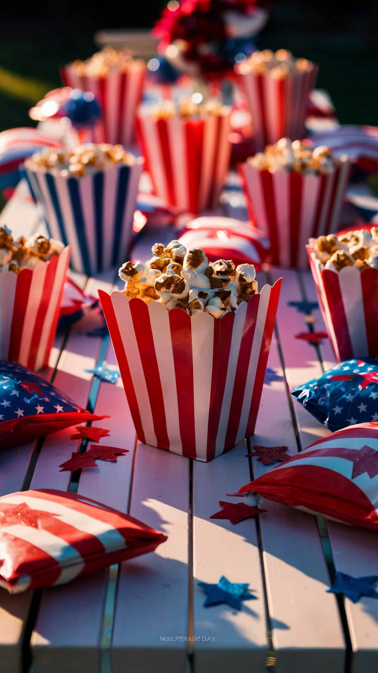 Patriotic Popcorn Bags