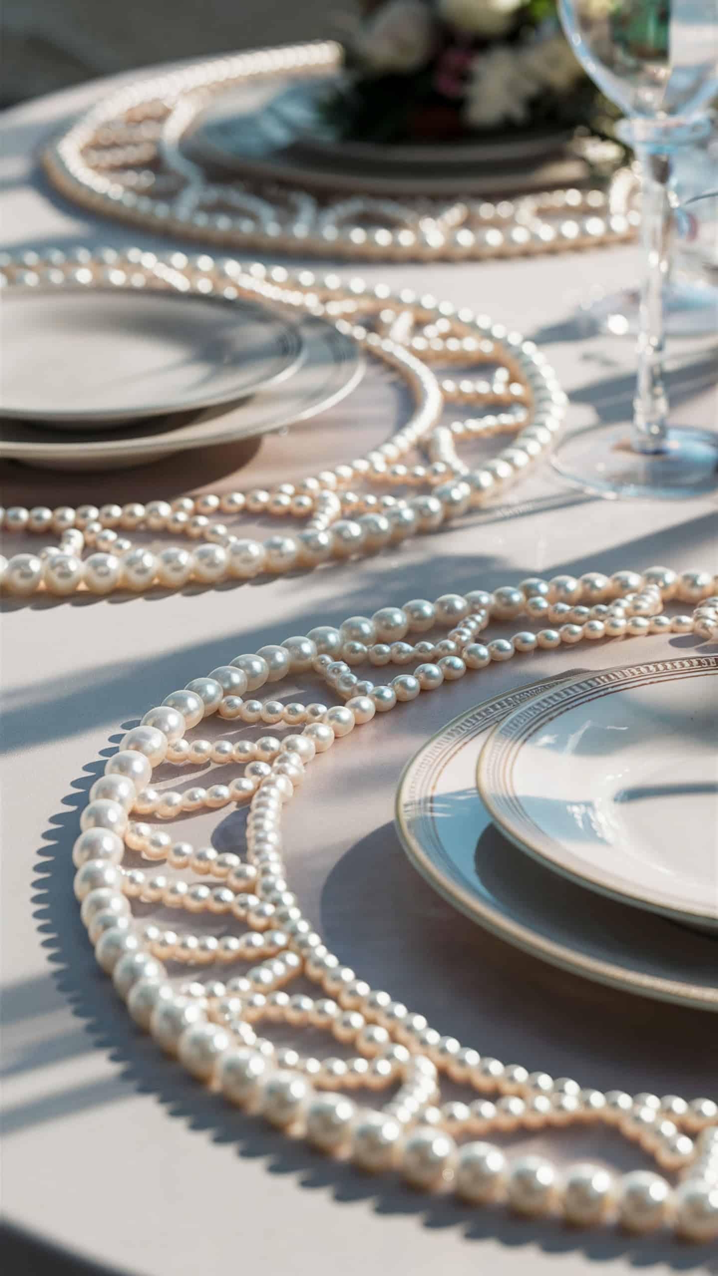 Pearl-Beaded Placemats