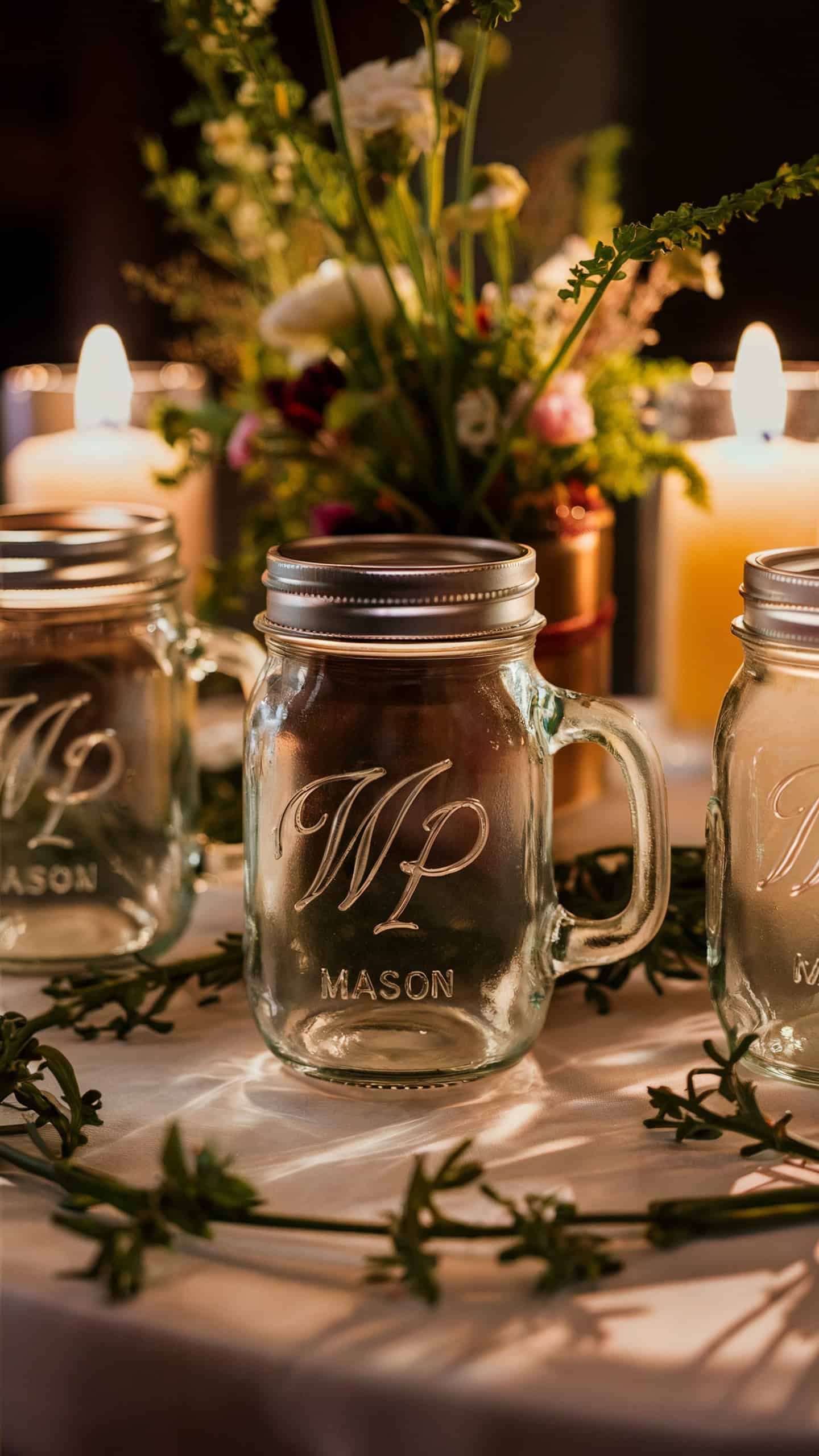 Personalized Mason Jars