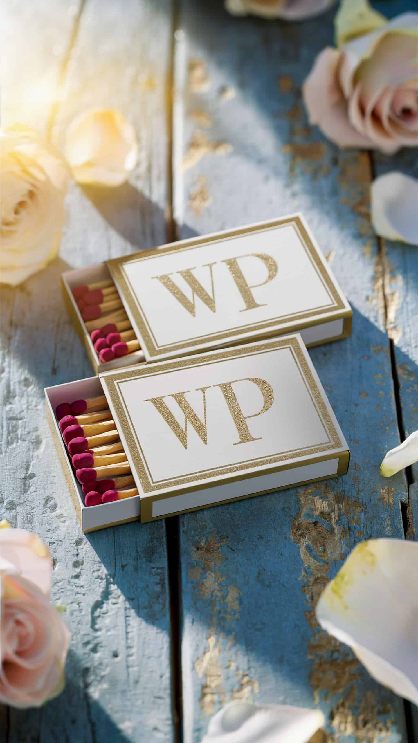 Personalized Matches with Names and Date
