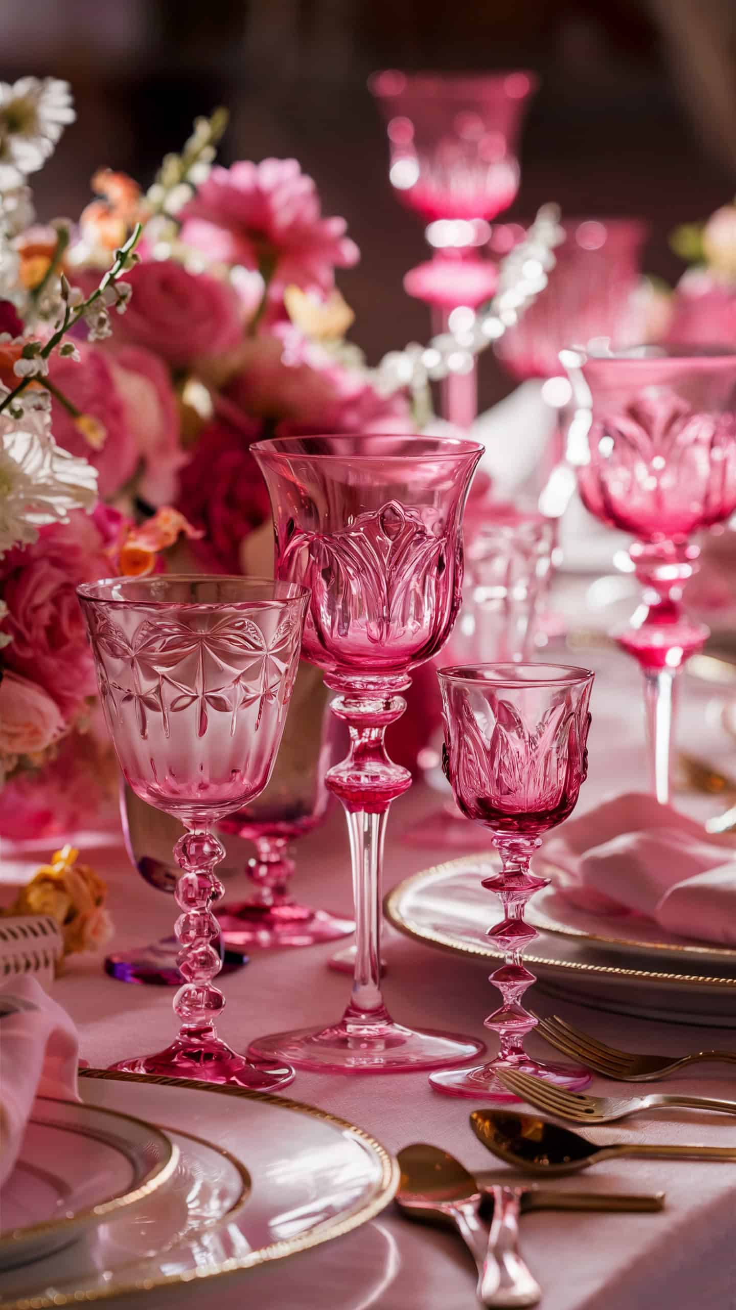 Pink Glassware