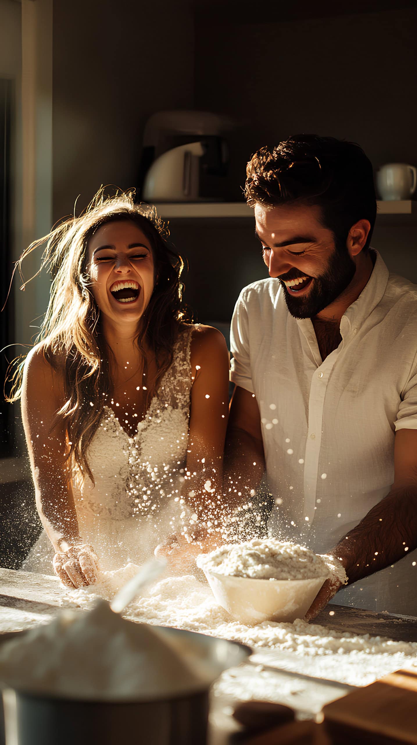 Pretending to Bake in the Kitchen