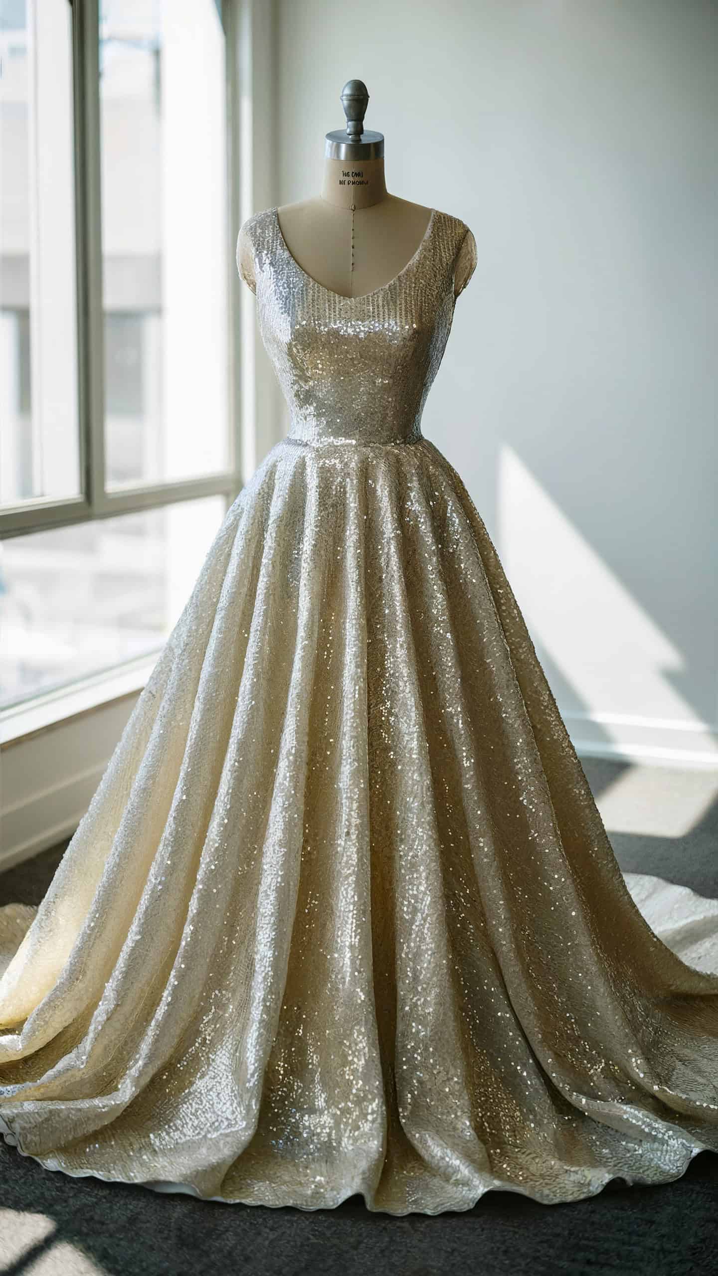 Princess Cut Sequin Dress