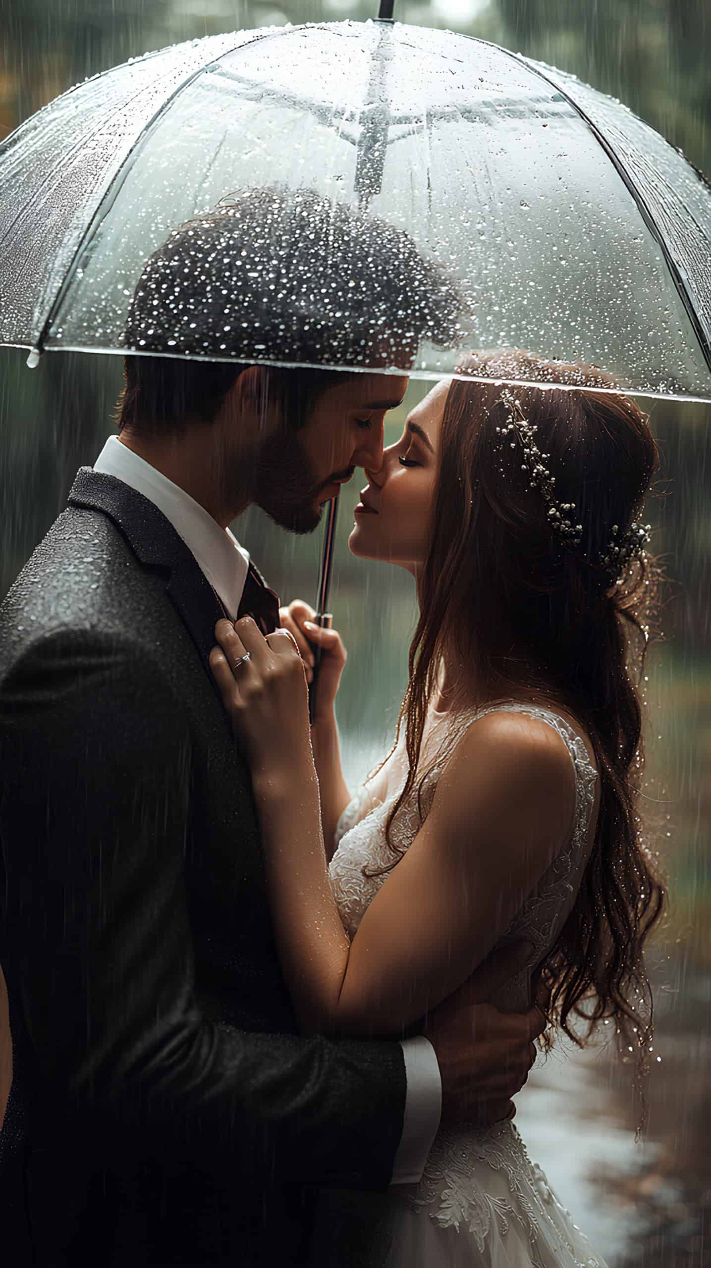Rainy Day Umbrella Moments