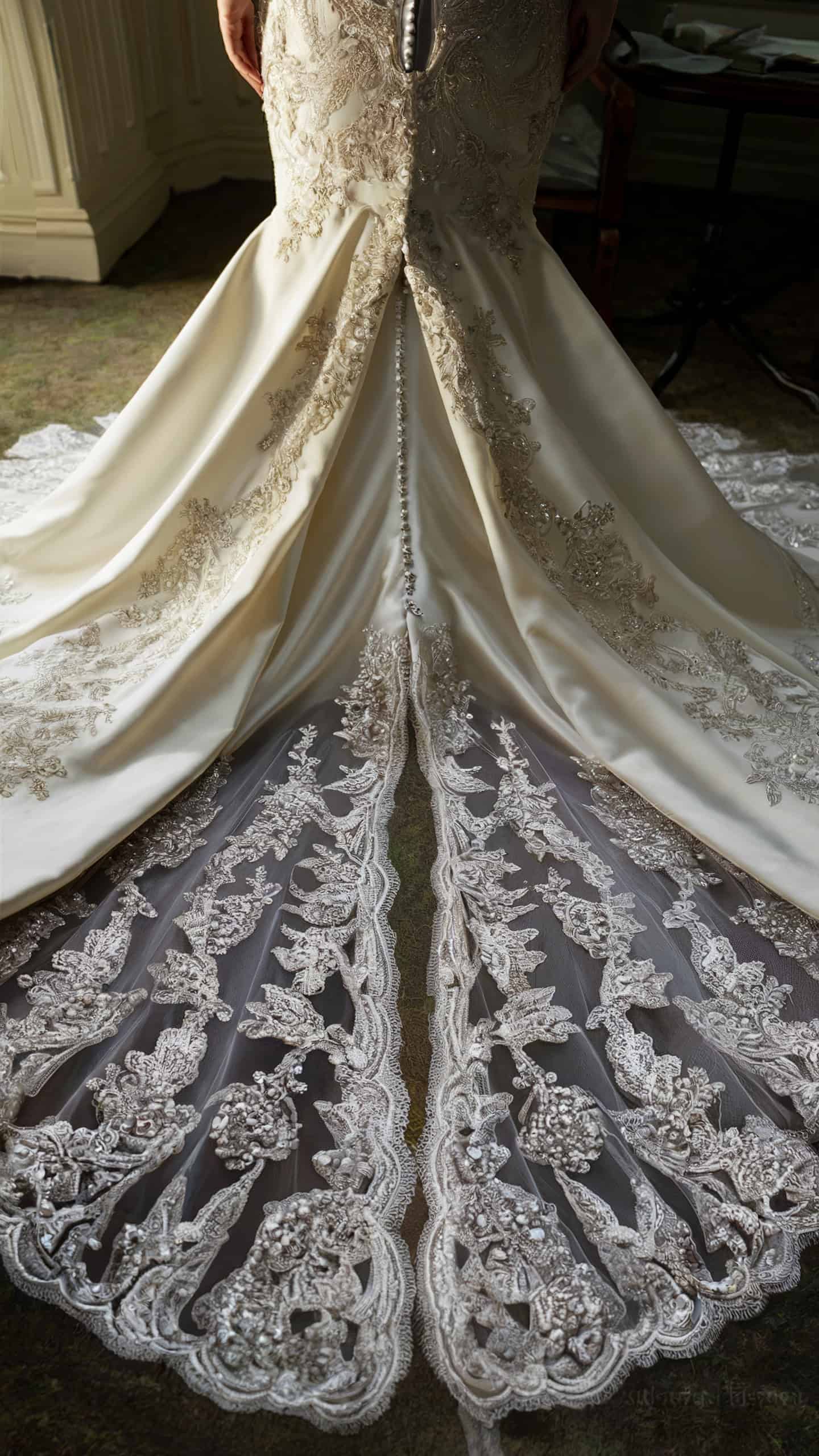 Removable Train Gown