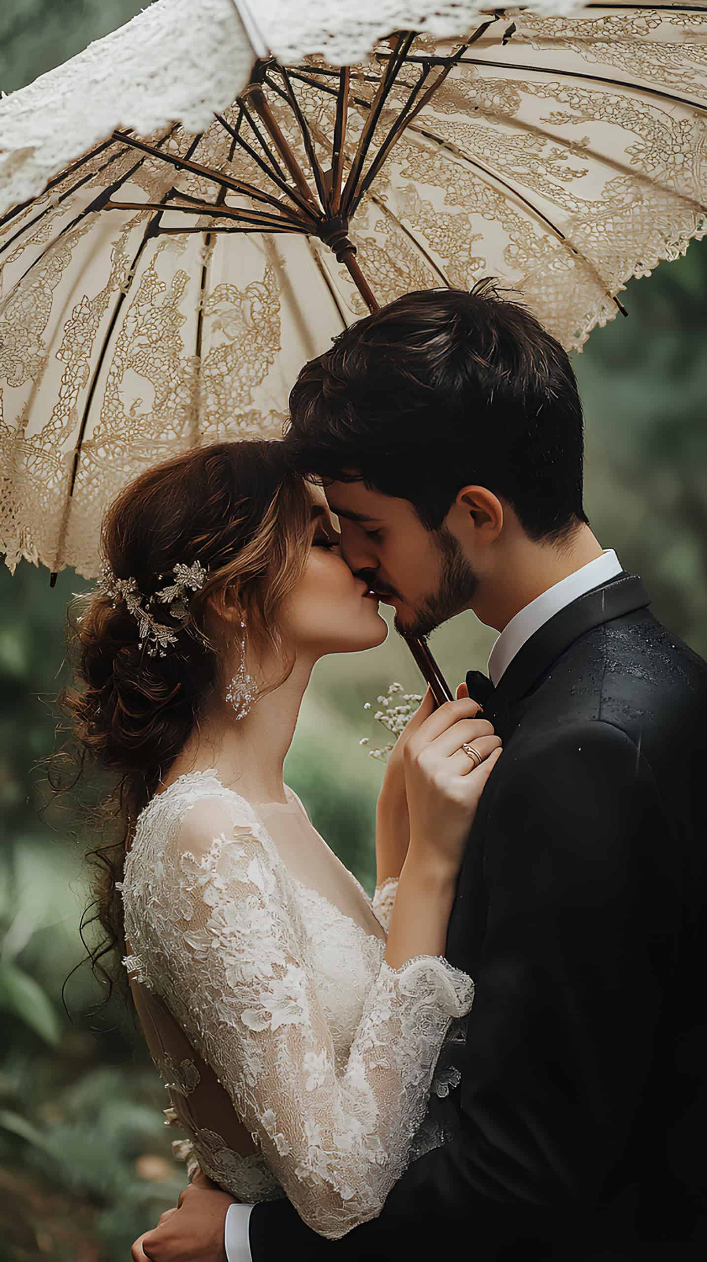 Retro Parasol Pose