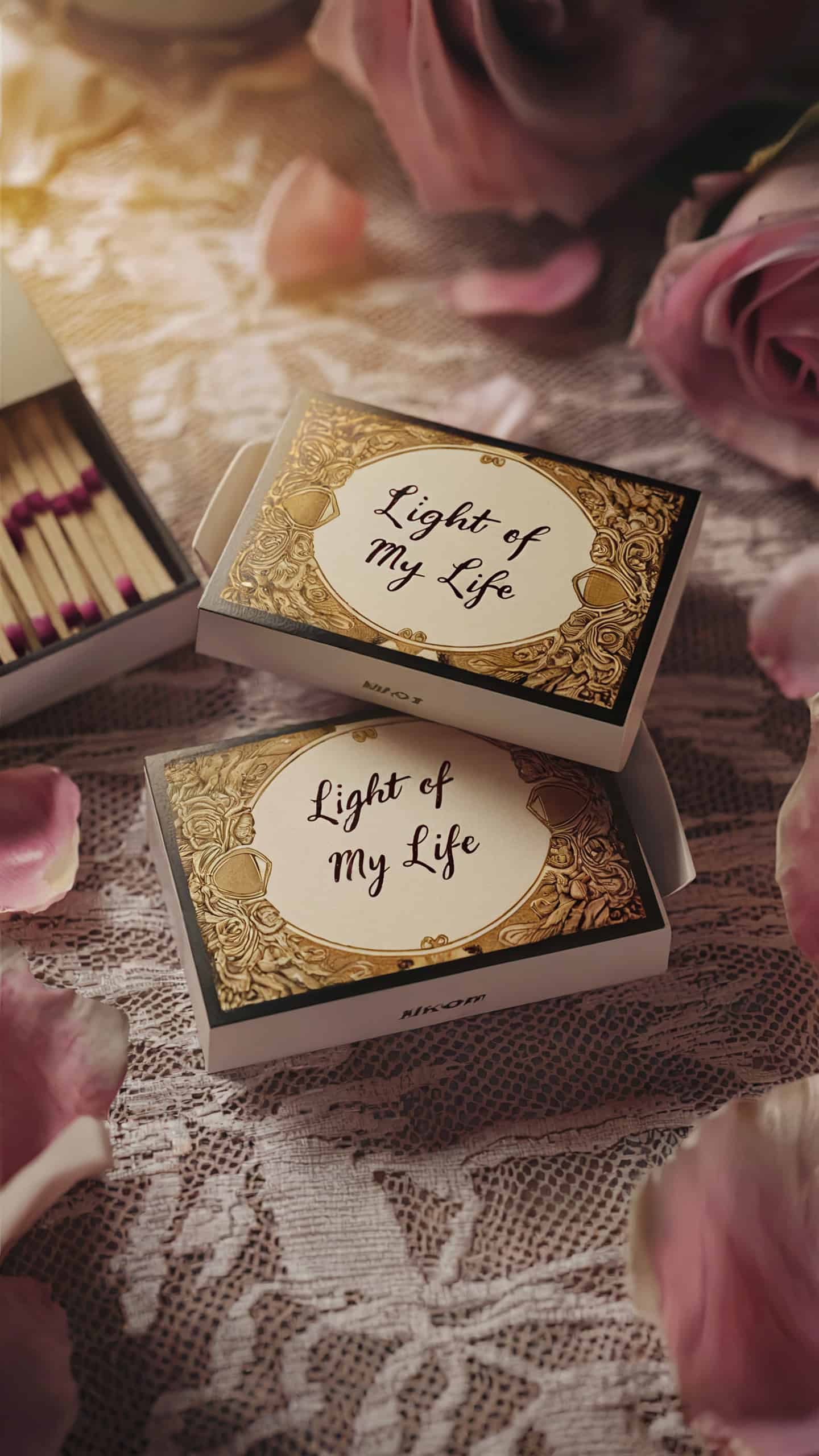 Romantic Quote Matchboxes