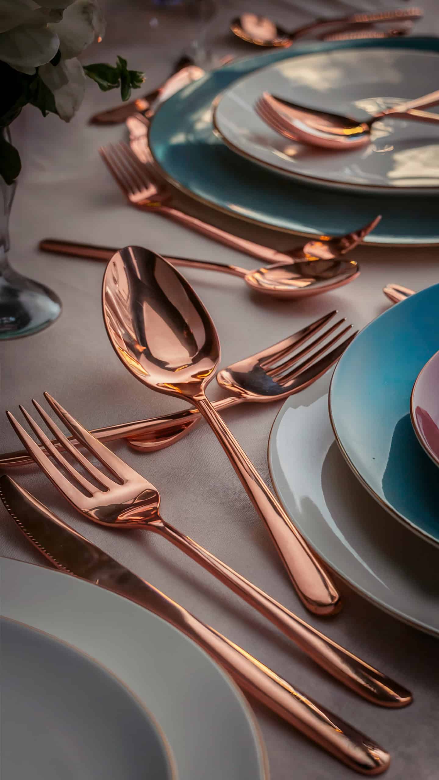 Rose Gold Flatware