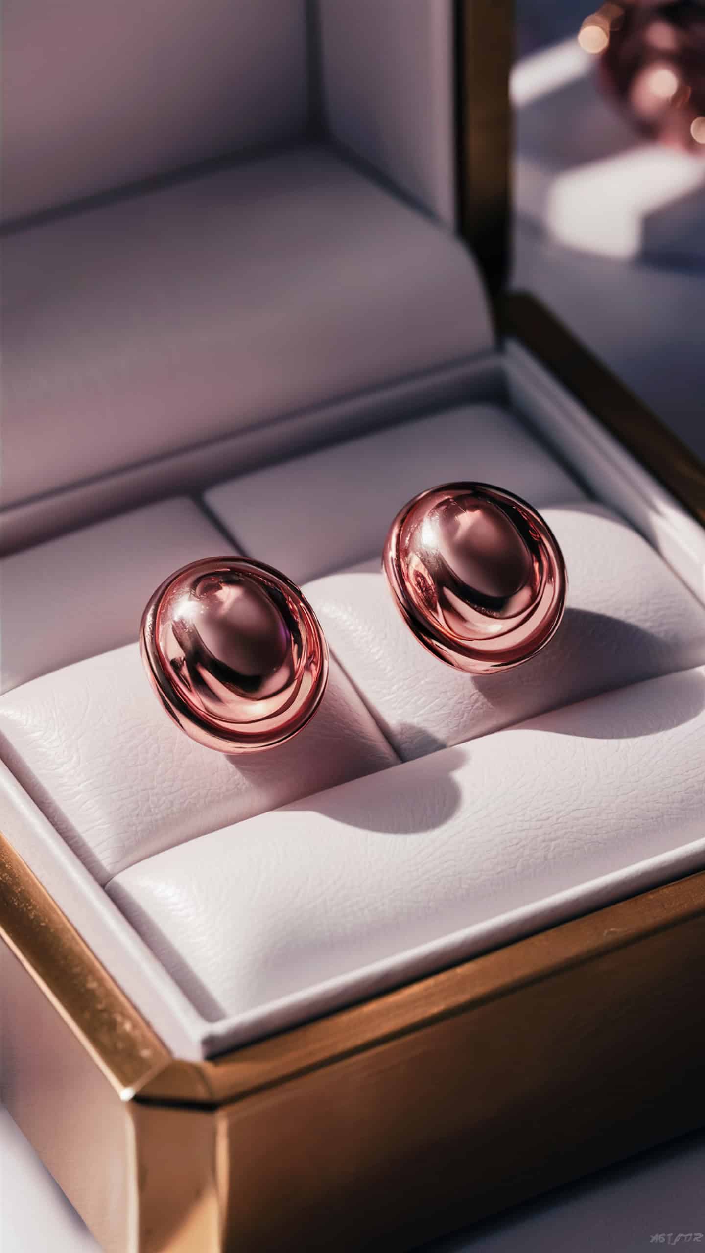Rose Gold Studs