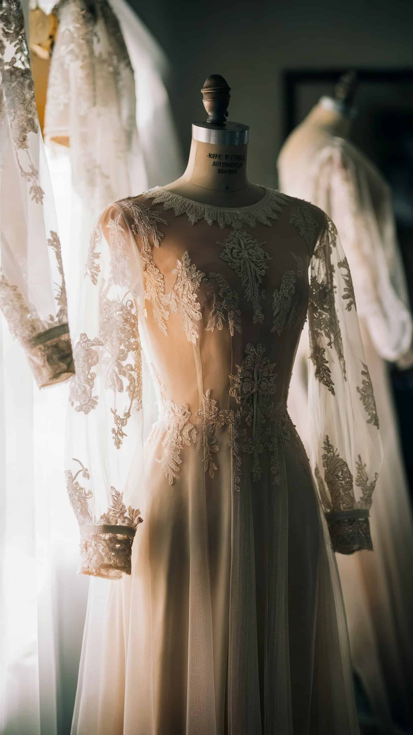 Sheer Sleeve Dress
