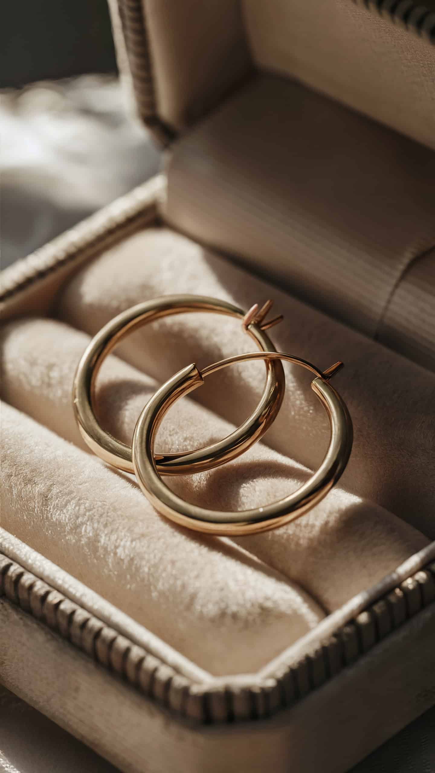 Simple Gold Hoops