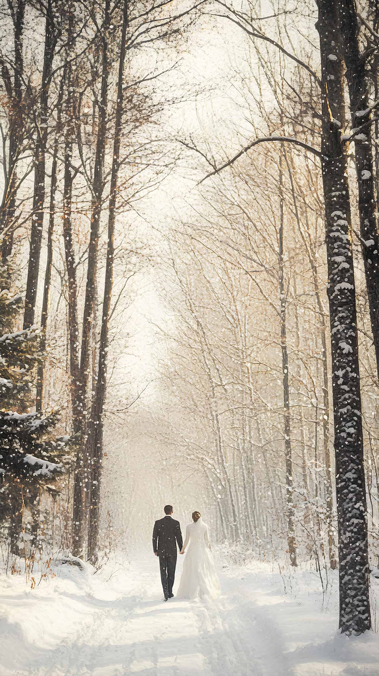 Snow-Covered Forest