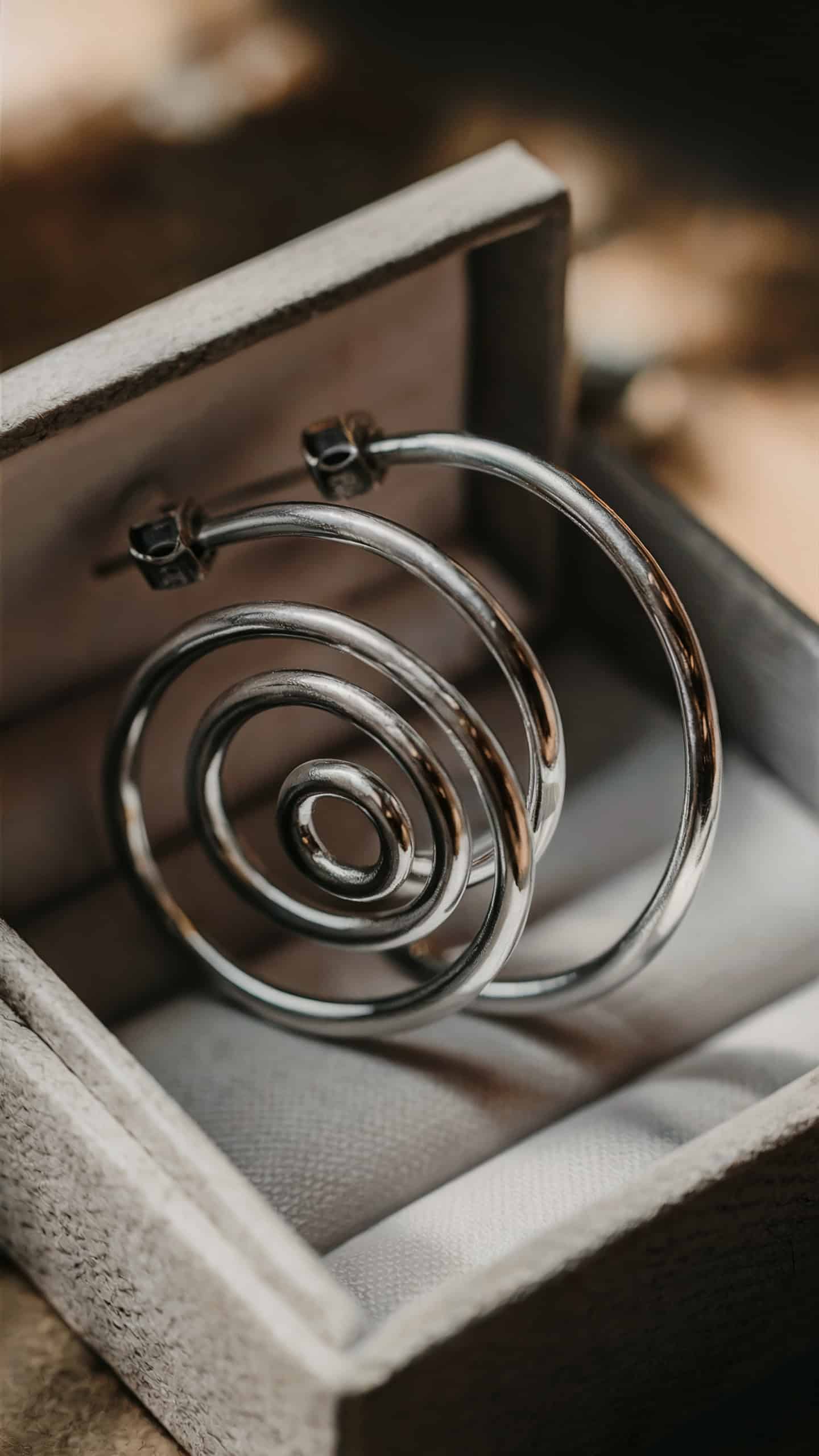 Sterling Silver Spirals