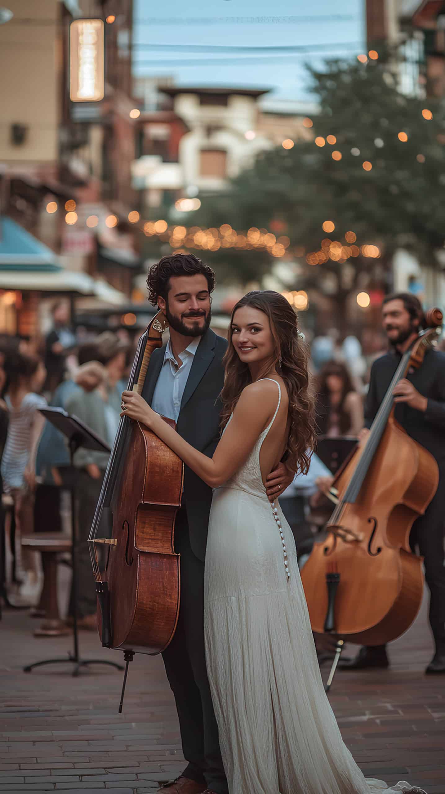 Street Musicians Serenading