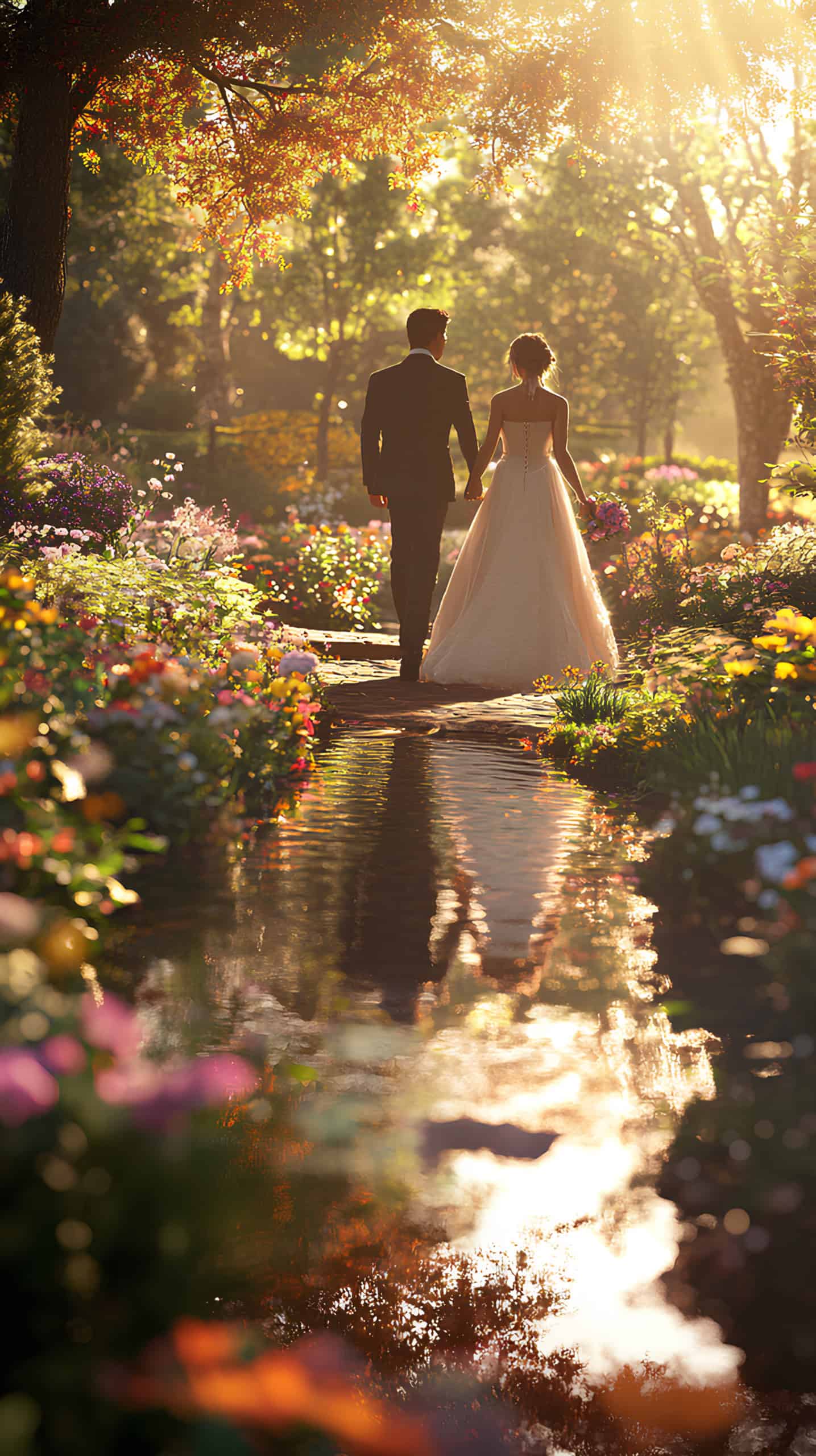 Sunlit Garden Shoot