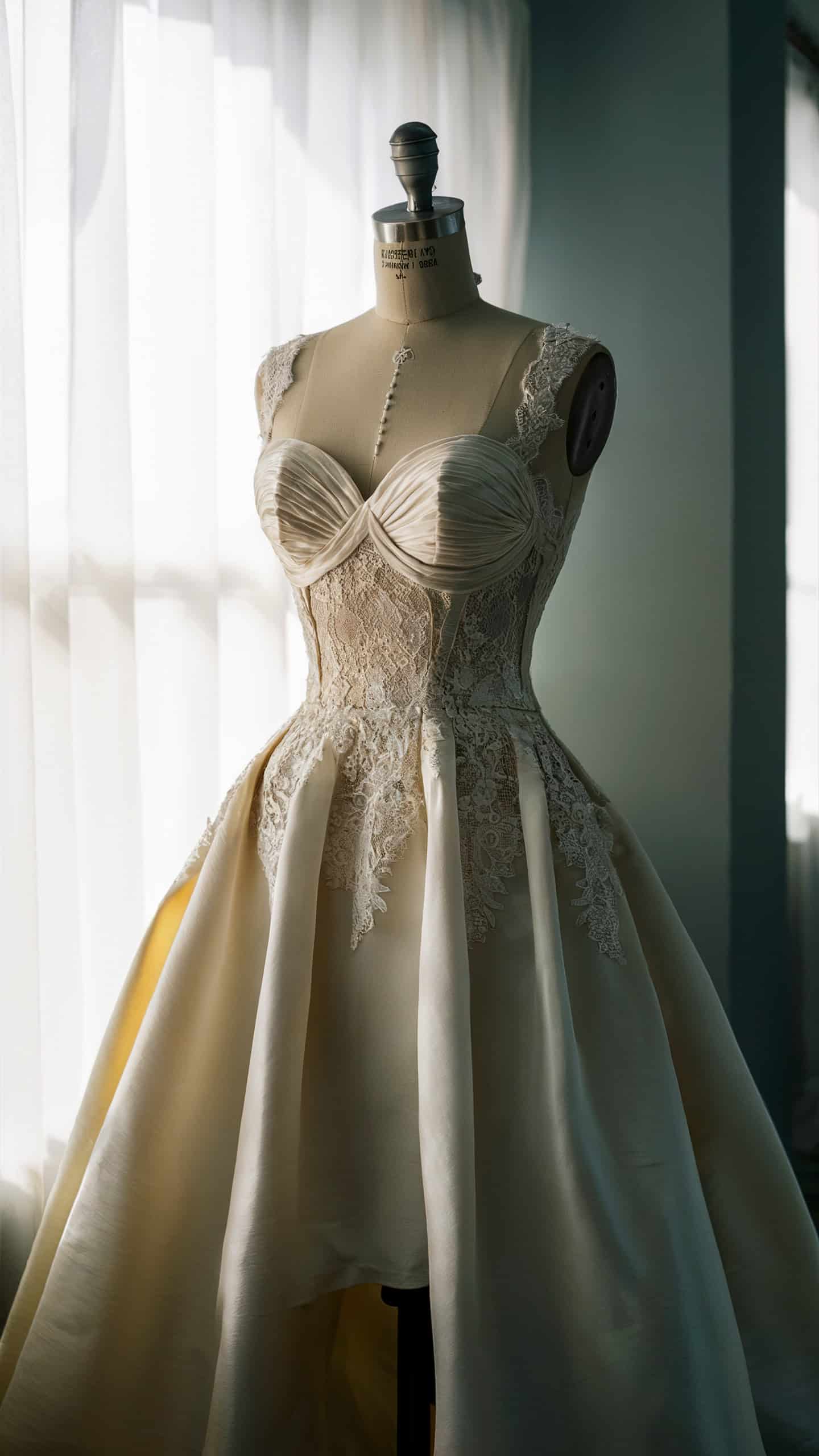 Sweetheart Neckline Gown