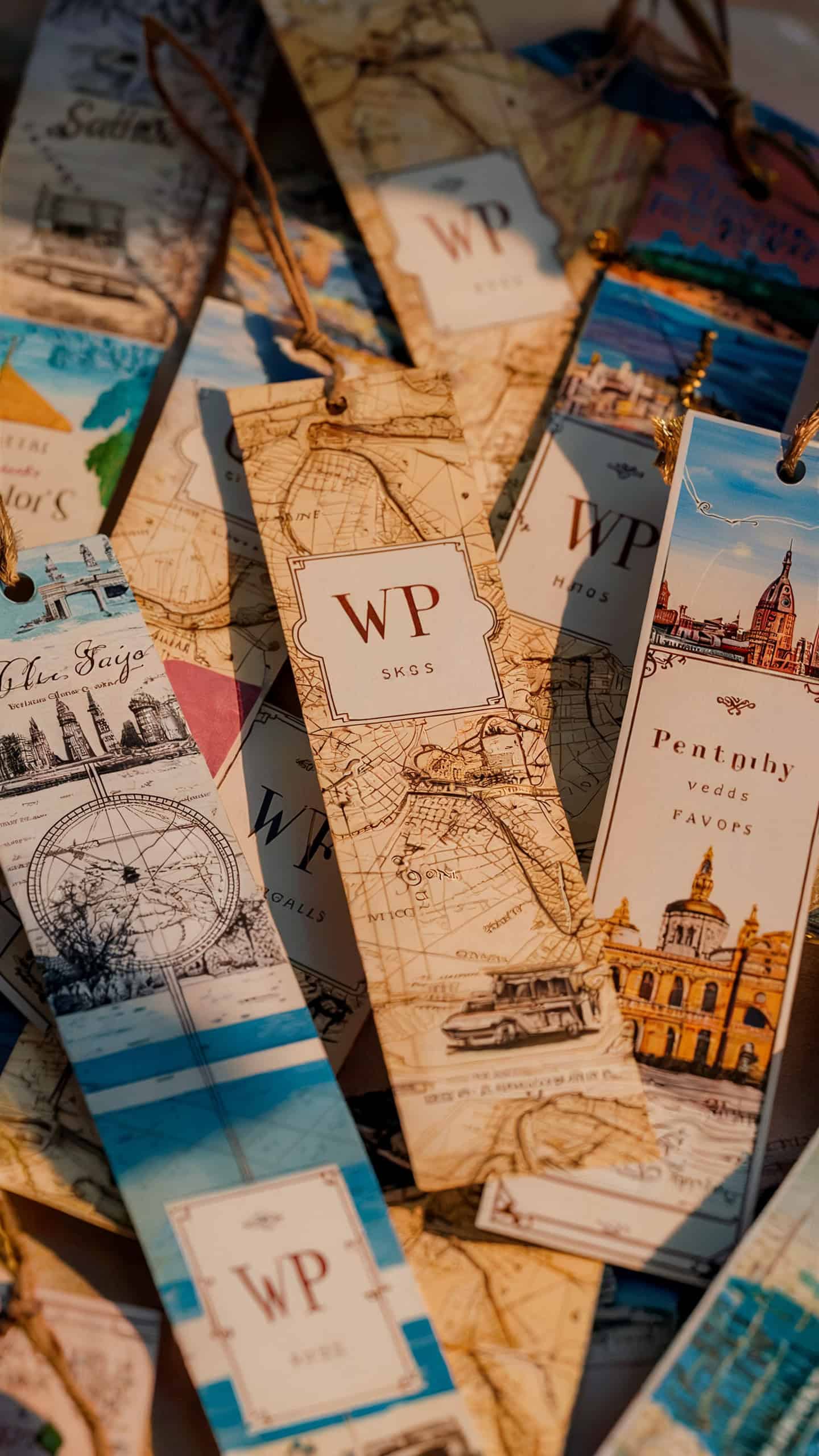 Travel-Themed Bookmarks
