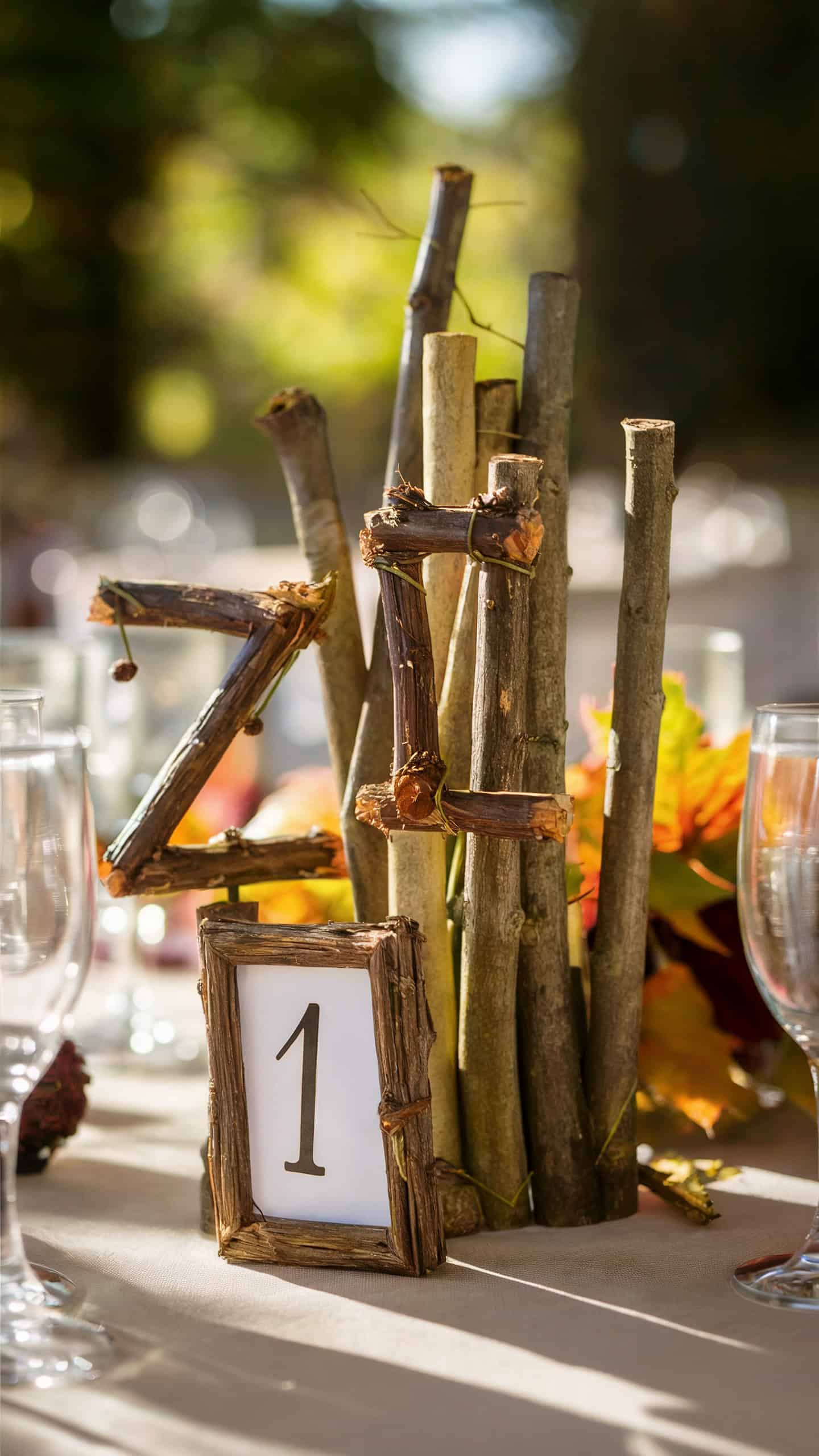 Twig Table Numbers